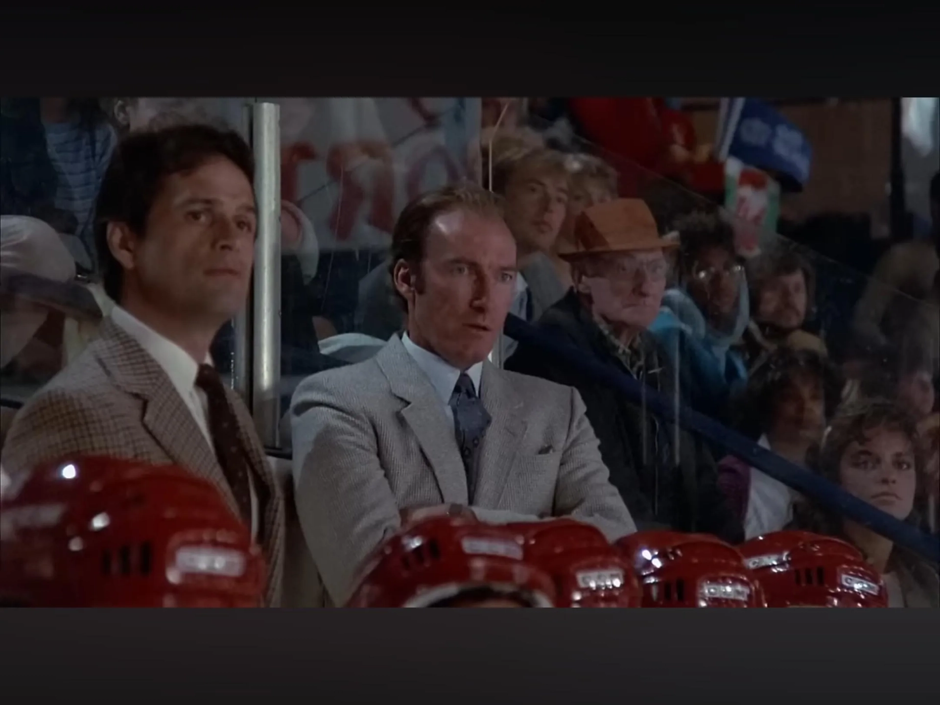 Walker Boone and Ed Lauter in Youngblood (1986)