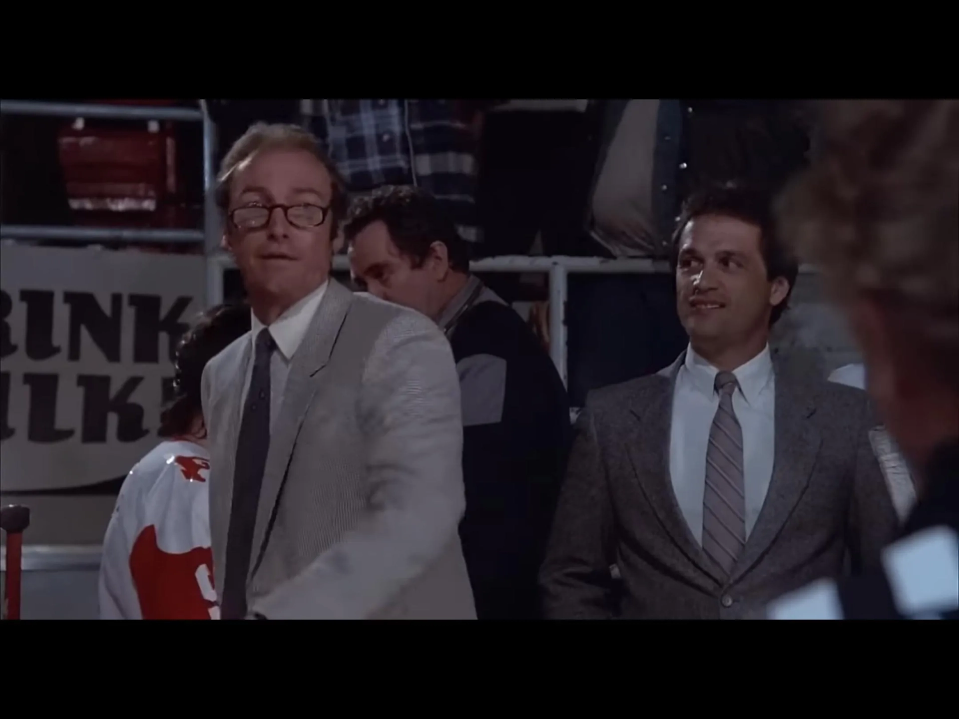 Walker Boone and Ed Lauter in Youngblood (1986)