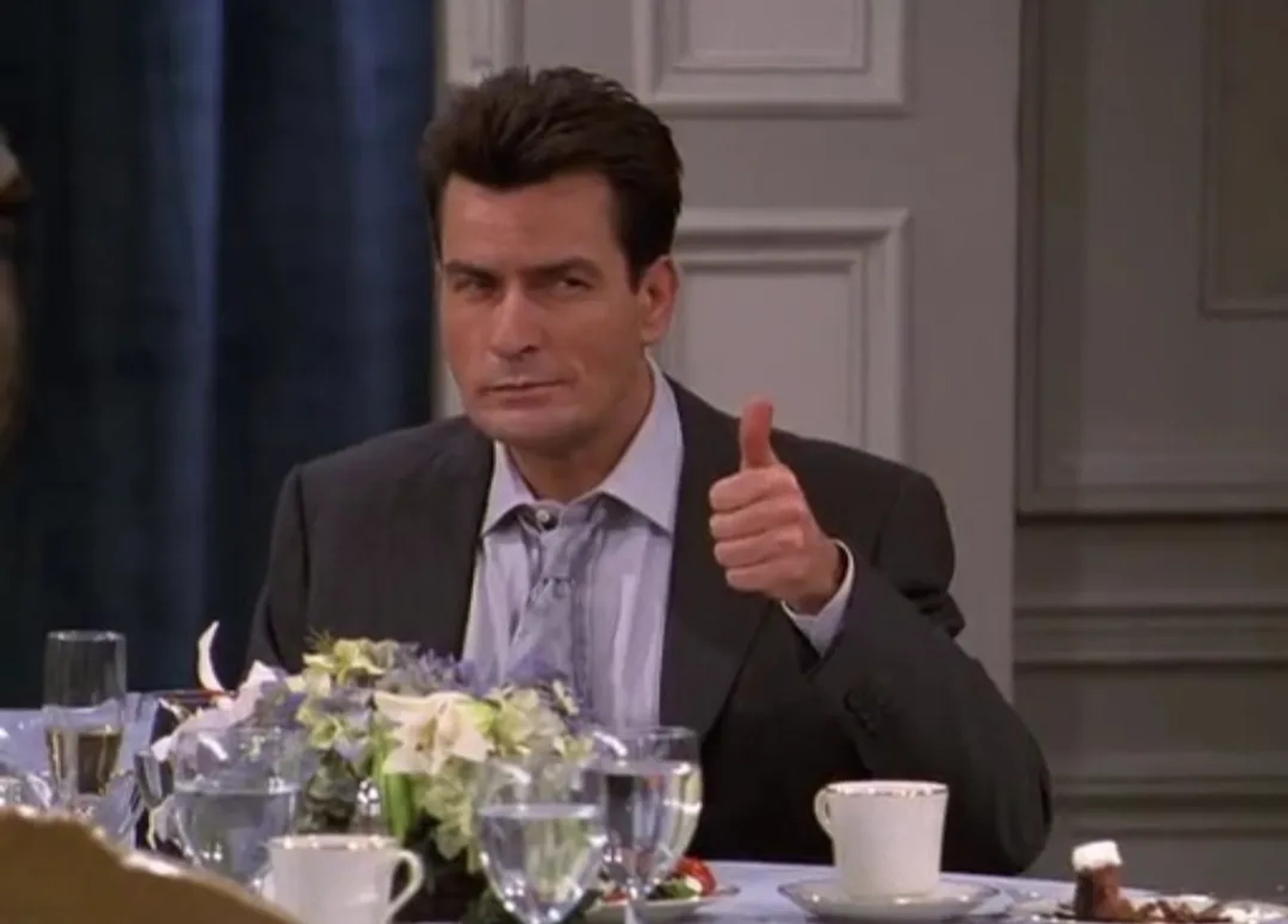 Charlie Sheen in Spin City (1996)