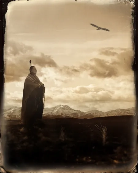 August Schellenberg in Bury My Heart at Wounded Knee (2007)