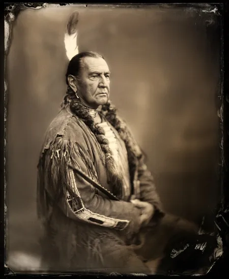 August Schellenberg in Bury My Heart at Wounded Knee (2007)