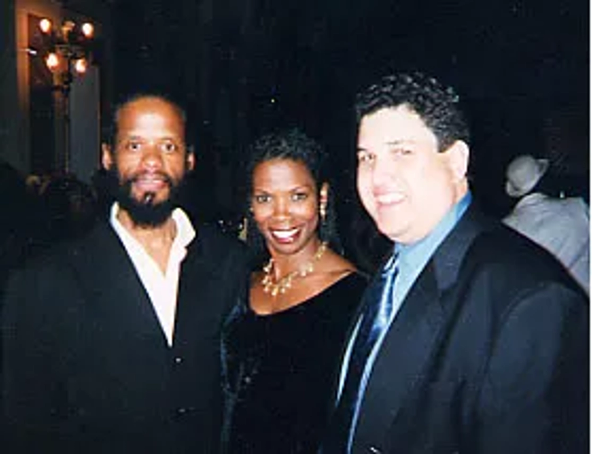 At a party for "The Corner" (2002)