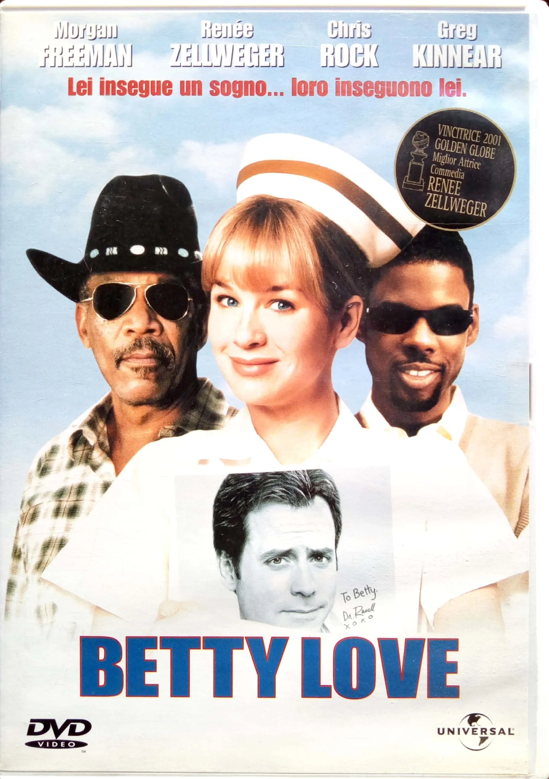 Morgan Freeman, Renée Zellweger, Greg Kinnear, and Chris Rock in Nurse Betty (2000)