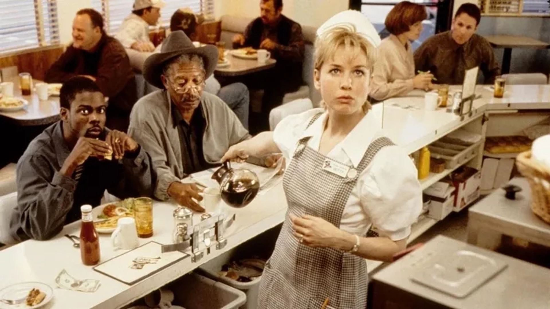 Morgan Freeman, Renée Zellweger, and Chris Rock in Nurse Betty (2000)