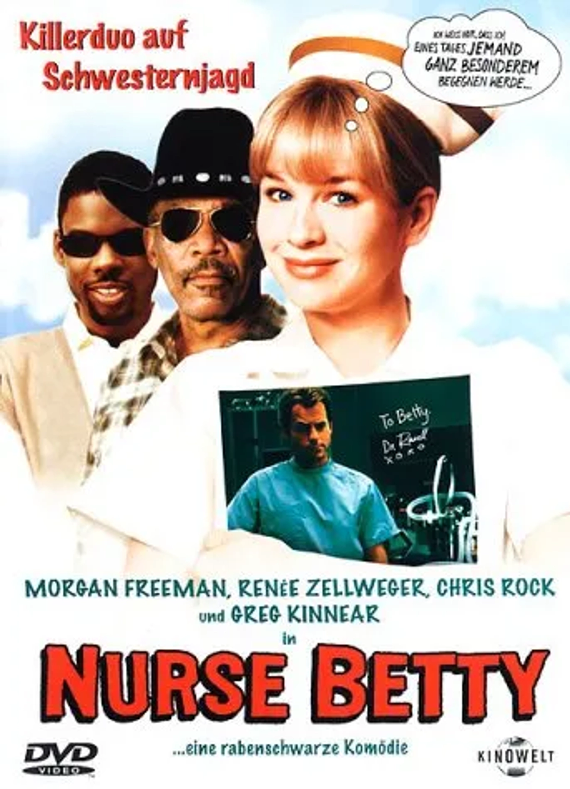 Morgan Freeman, Renée Zellweger, Greg Kinnear, and Chris Rock in Nurse Betty (2000)