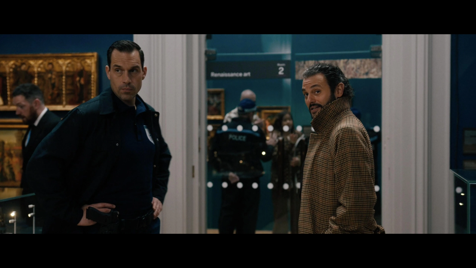 Arian Moayed and Russell Balogh in Fountain of Youth (2025)
