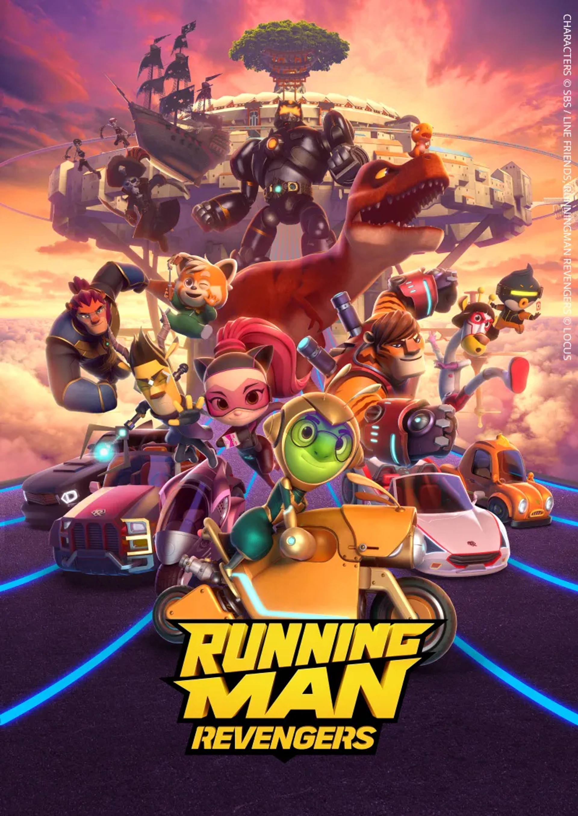 انیمیشن دوندگان: انتقام جویان (Running Man: Revengers 2023)