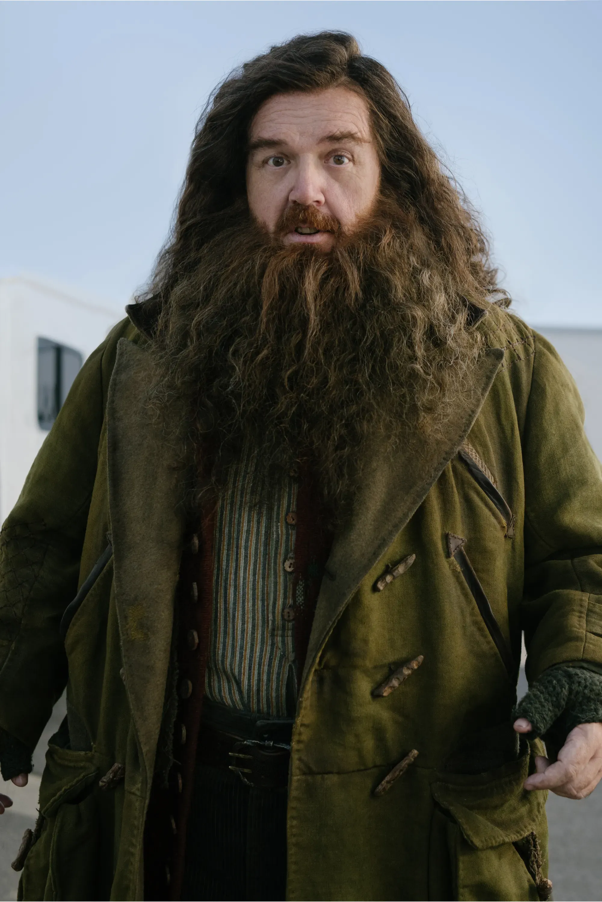 First Look at Hagrid in Harry Potter Series