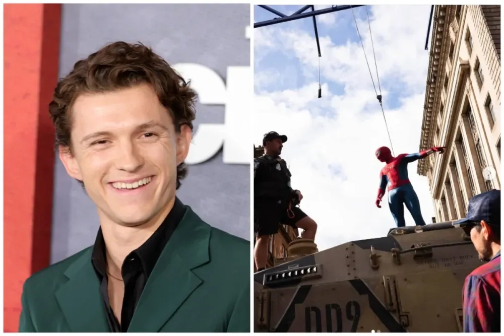 تام هالند اولین تصاویر از صحنه مرد عنکبوتی ۴ را منتشر کرد