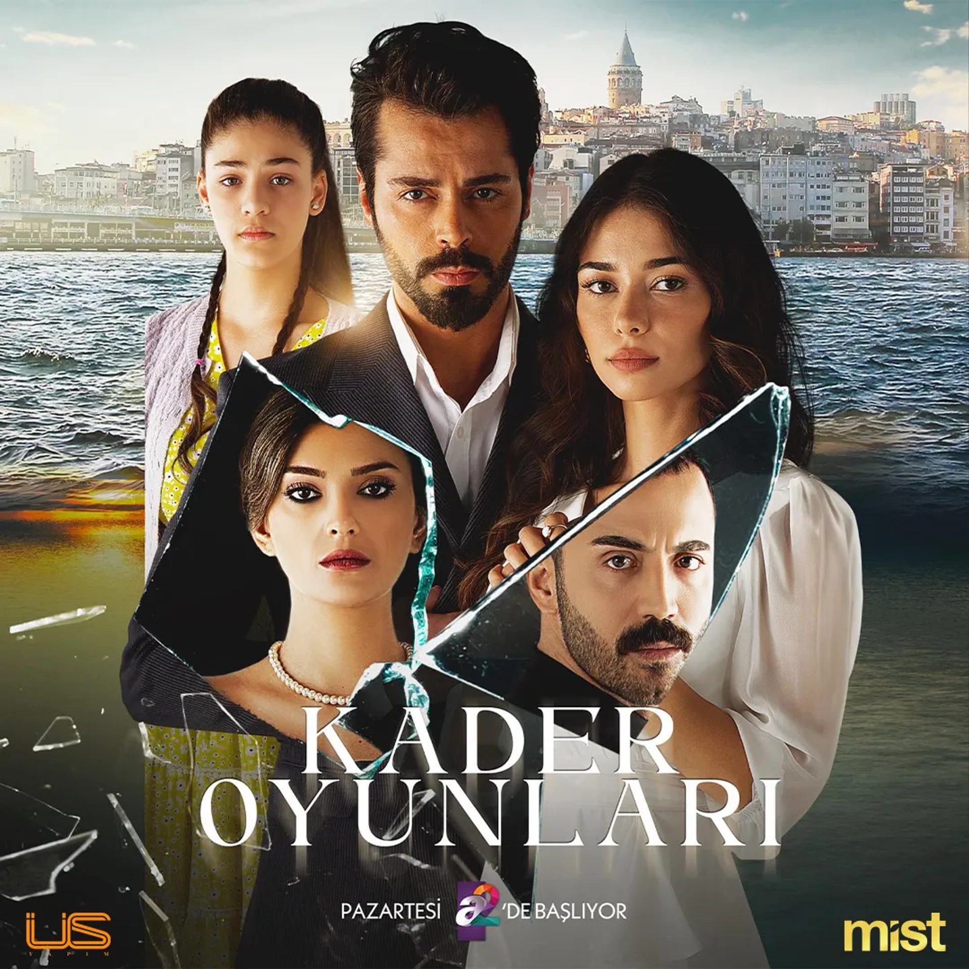 Ali Yasin Özegemen, Hilal Yildiz, Kadir Polatçi, and Türkü Su Demirel in Kader Oyunlari (2023)