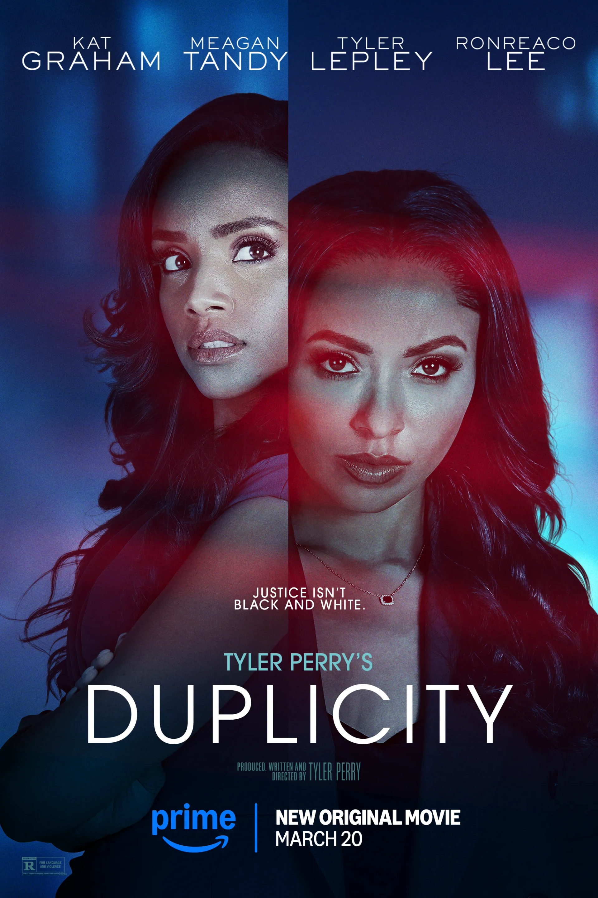 Kat Graham and Meagan Tandy in Tyler Perry's Duplicity (2025)