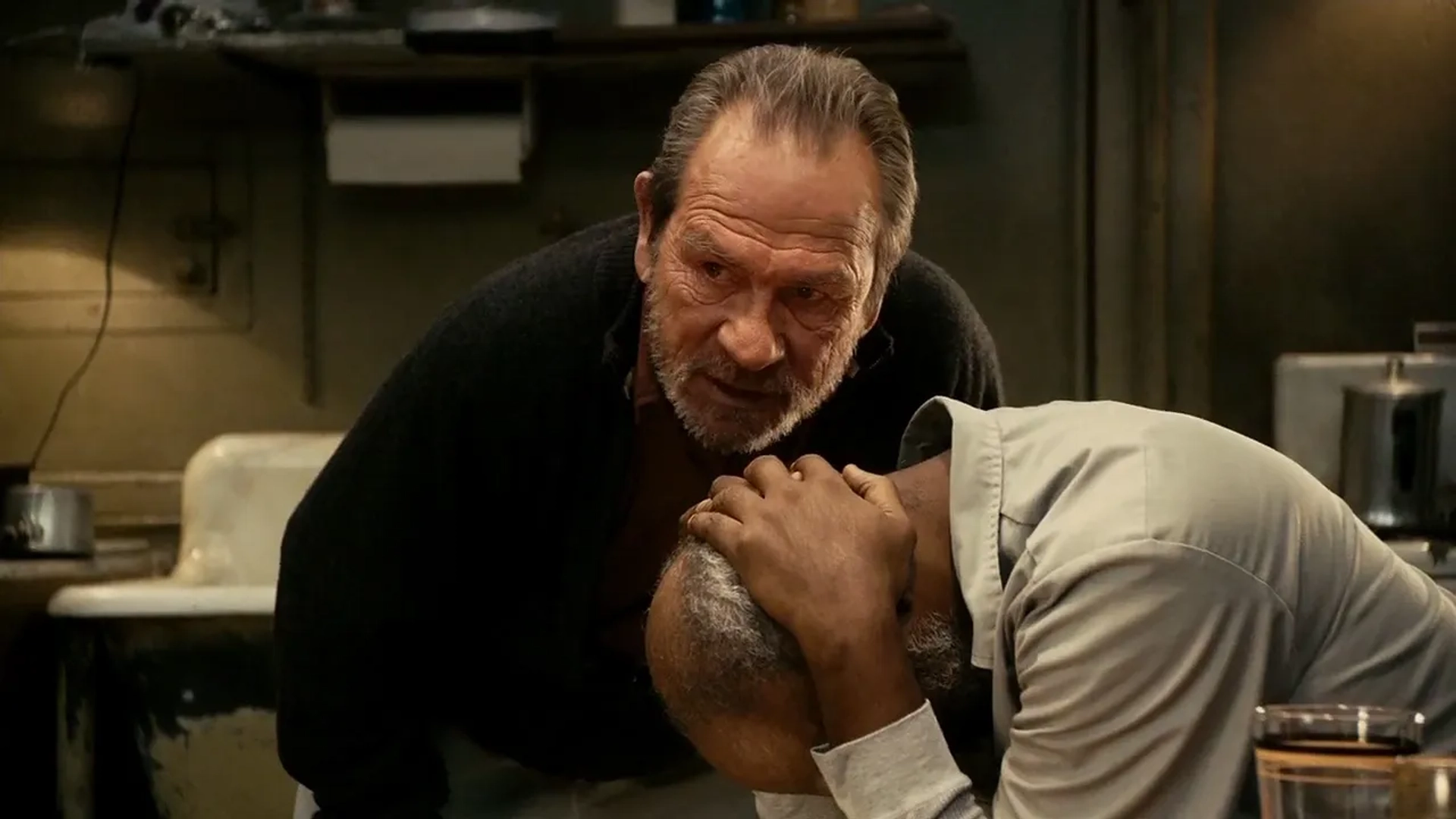 Samuel L. Jackson and Tommy Lee Jones in The Sunset Limited (2011)