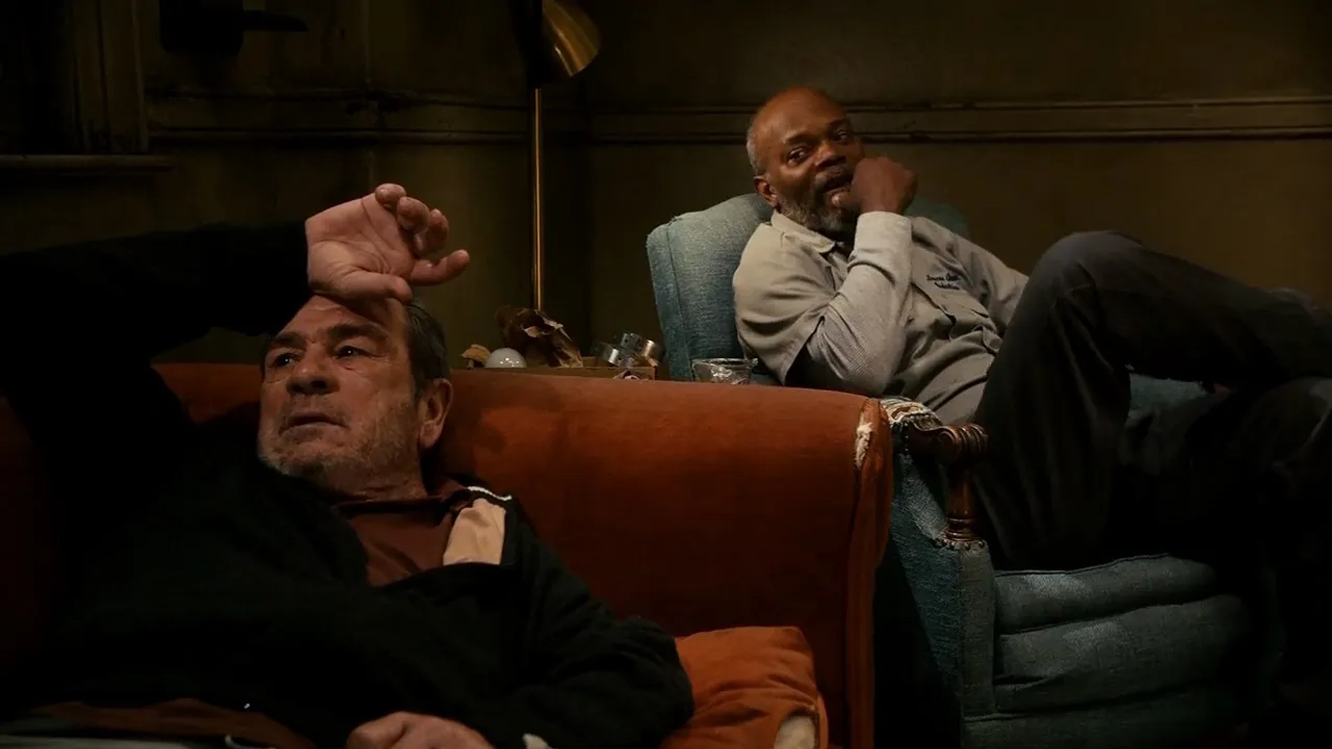 Samuel L. Jackson and Tommy Lee Jones in The Sunset Limited (2011)