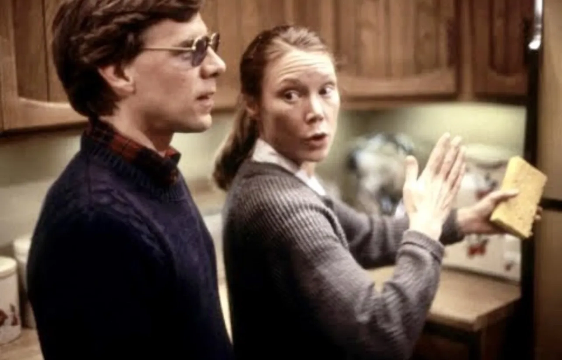 Sissy Spacek and Tom Moore in 'night, Mother (1986)