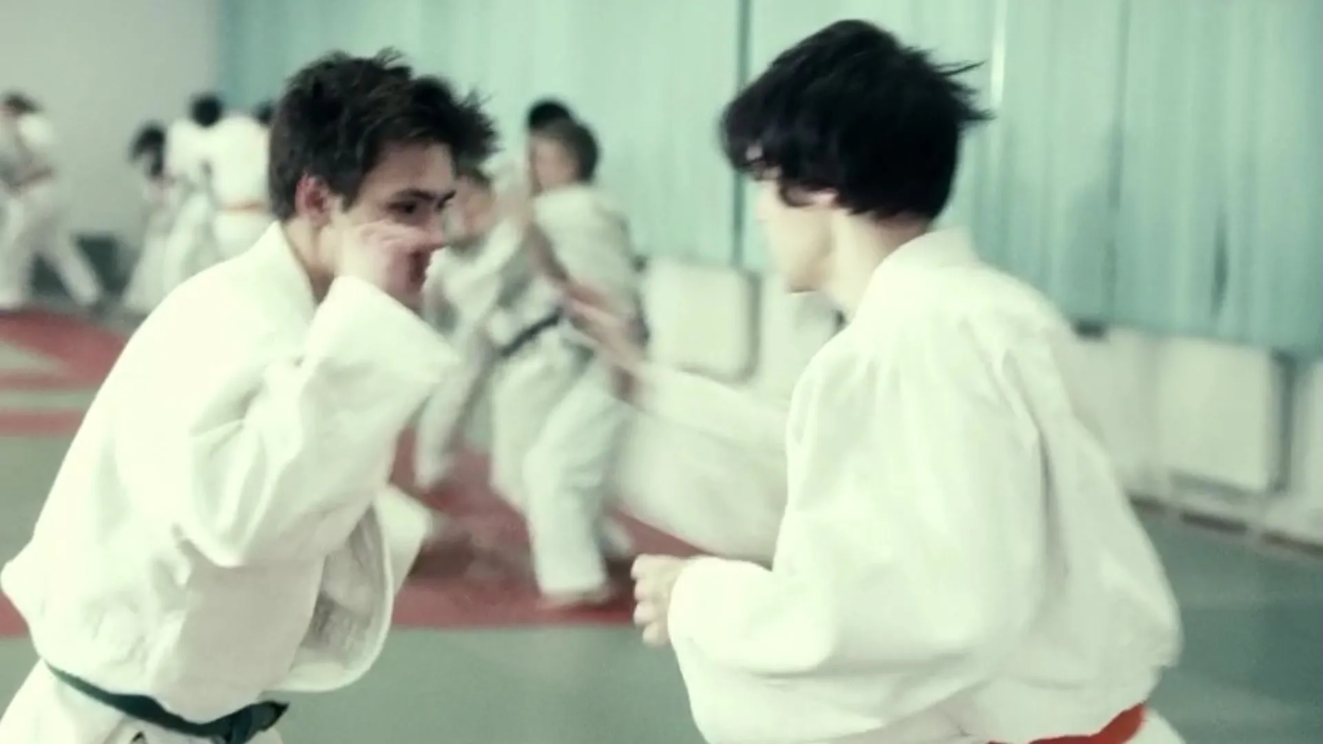 Jakub Gierszal and Bartosz Gelner in Suicide Room (2011)