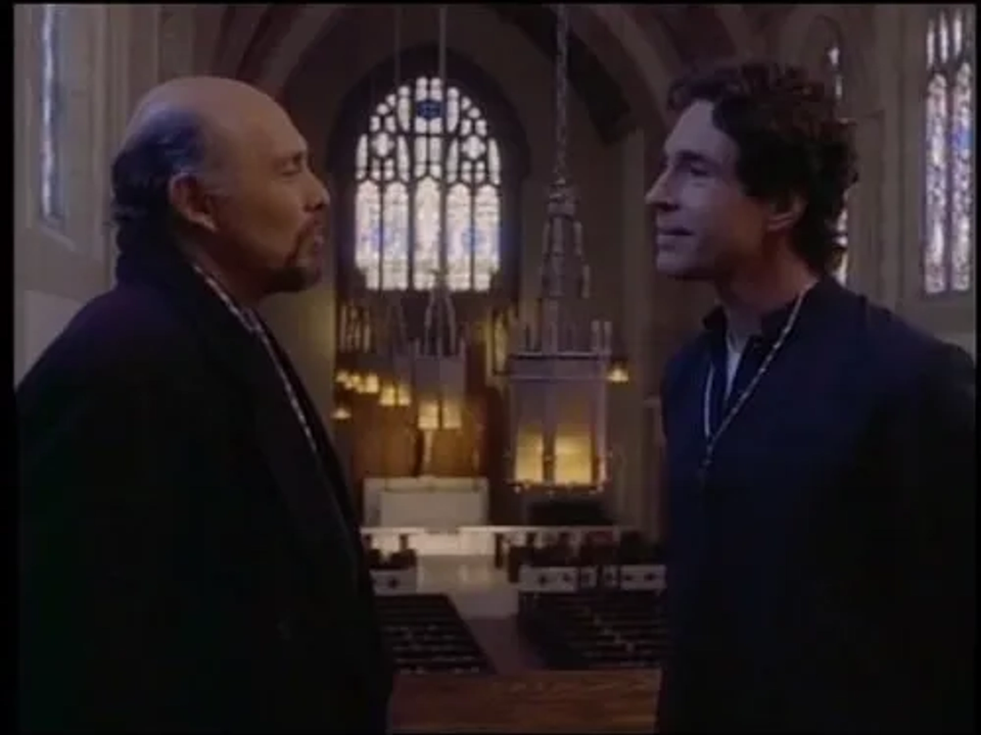 Hector Elizondo and John Shea in Tales from the Crypt (1989)