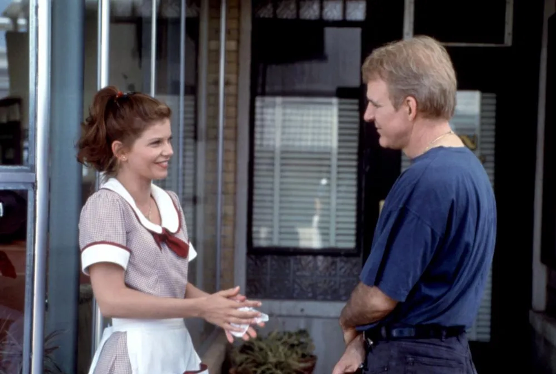 Steve Martin and Lolita Davidovich in Leap of Faith (1992)