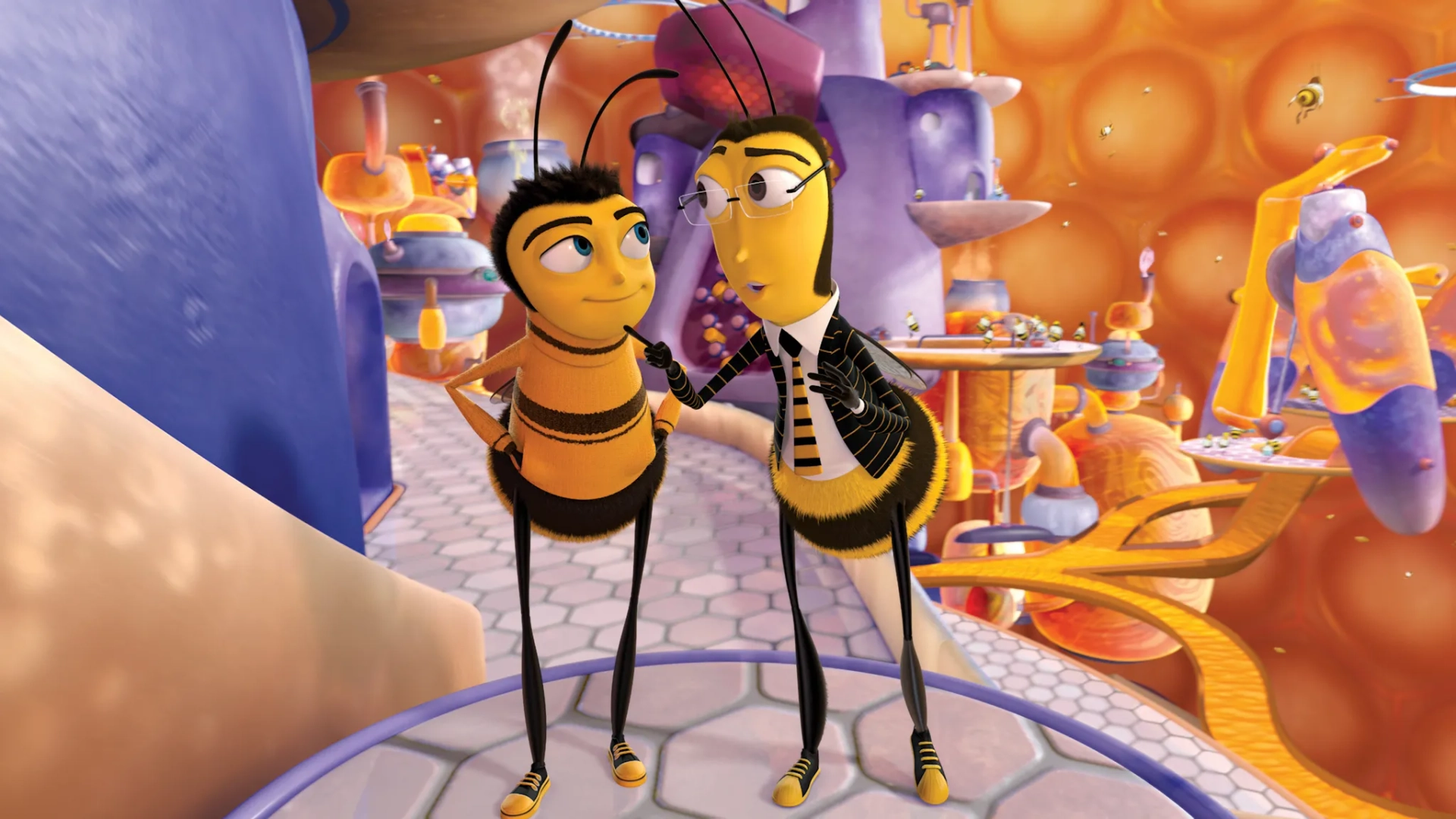 Matthew Broderick and Jerry Seinfeld in Bee Movie (2007)