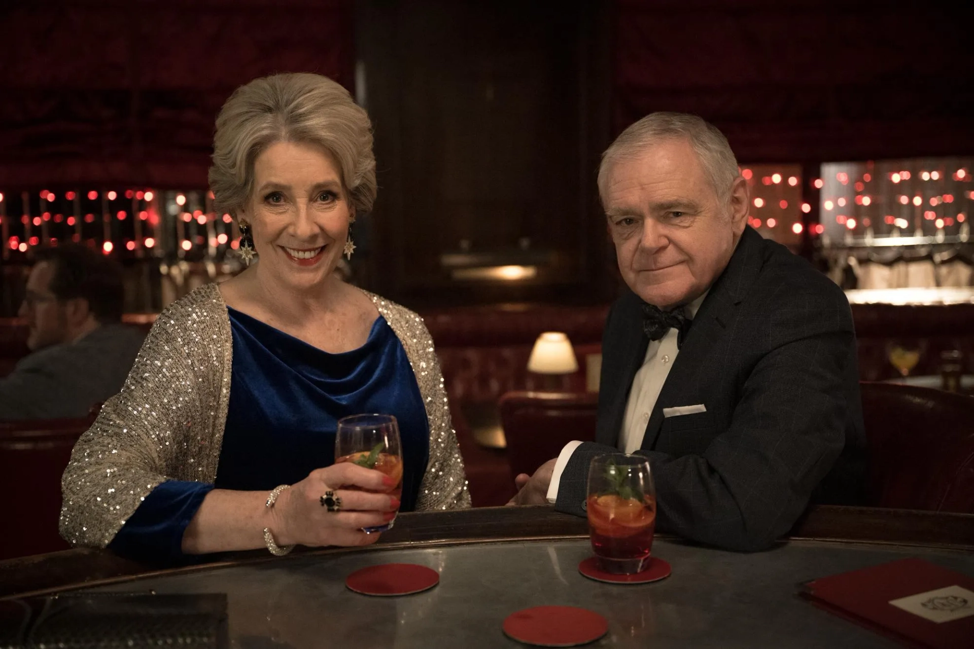 Phyllis Logan and Kevin McNally in Murder Most Puzzling (2025)