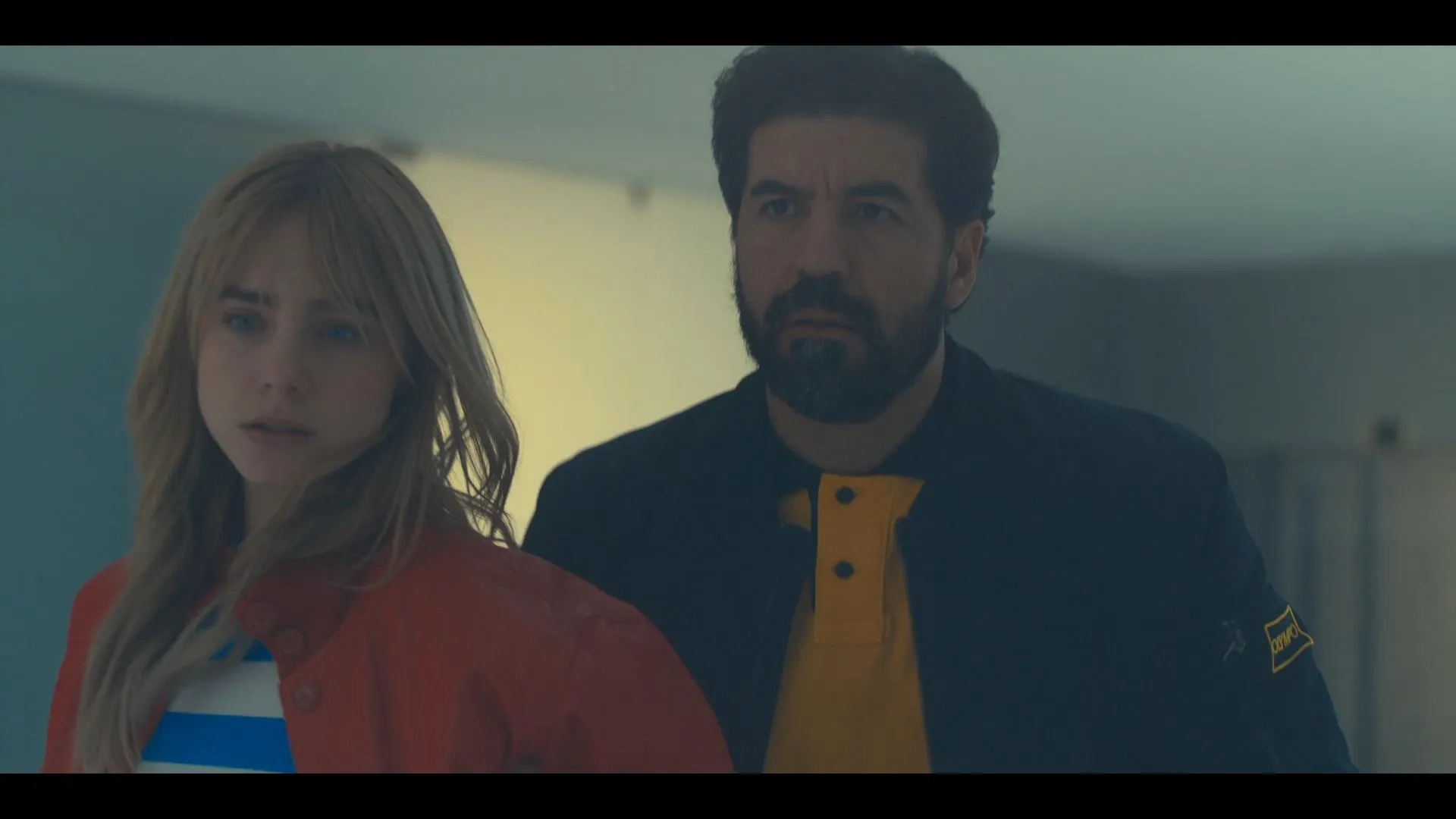 Clara Galle and Sergio Álvarez in Olympo (2025)