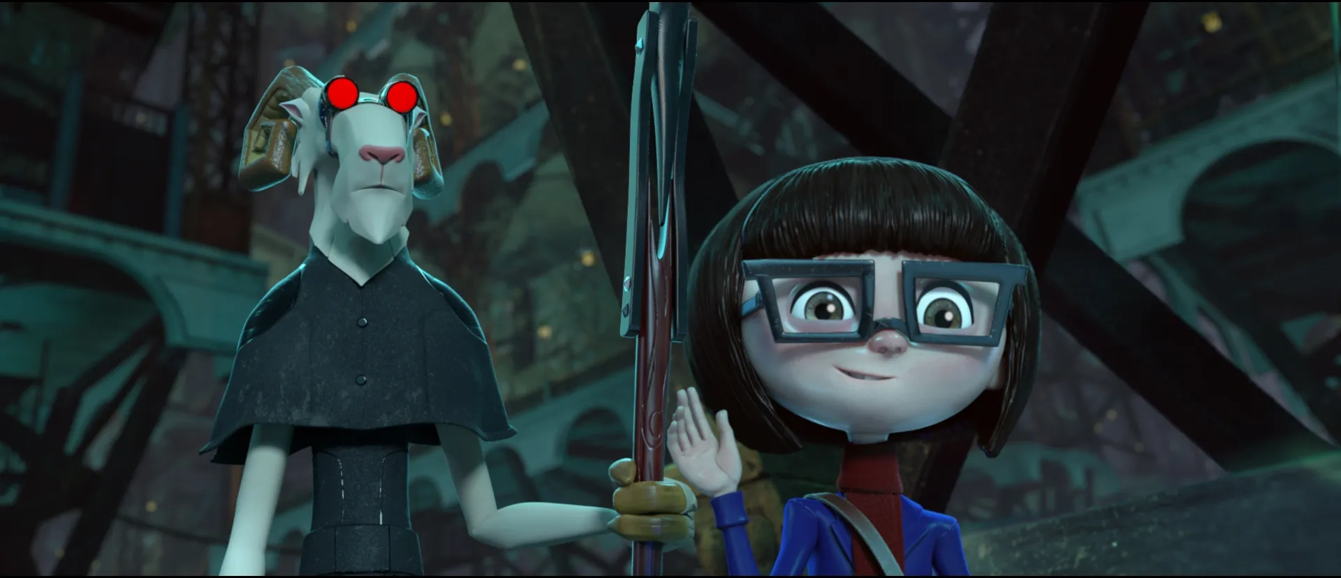 Gustavo Barrientos and Agustina Cirulnik in Dalia and the Red Book (2024)