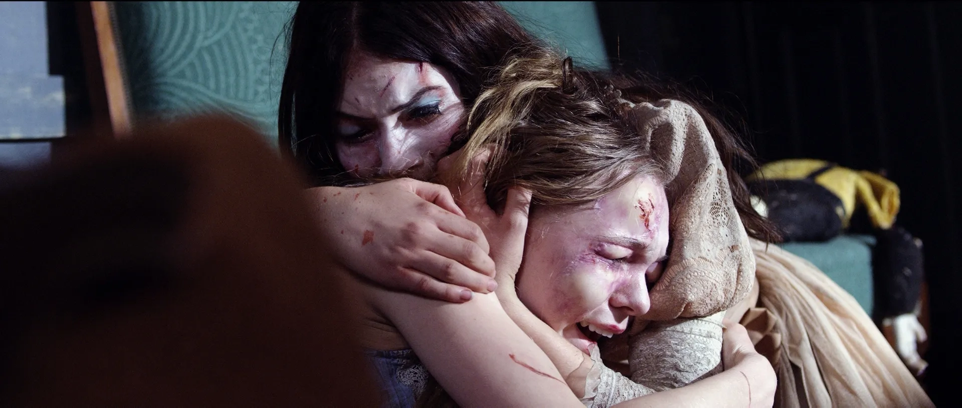 Emilia Jones and Taylor Hickson in Incident in a Ghostland (2018)