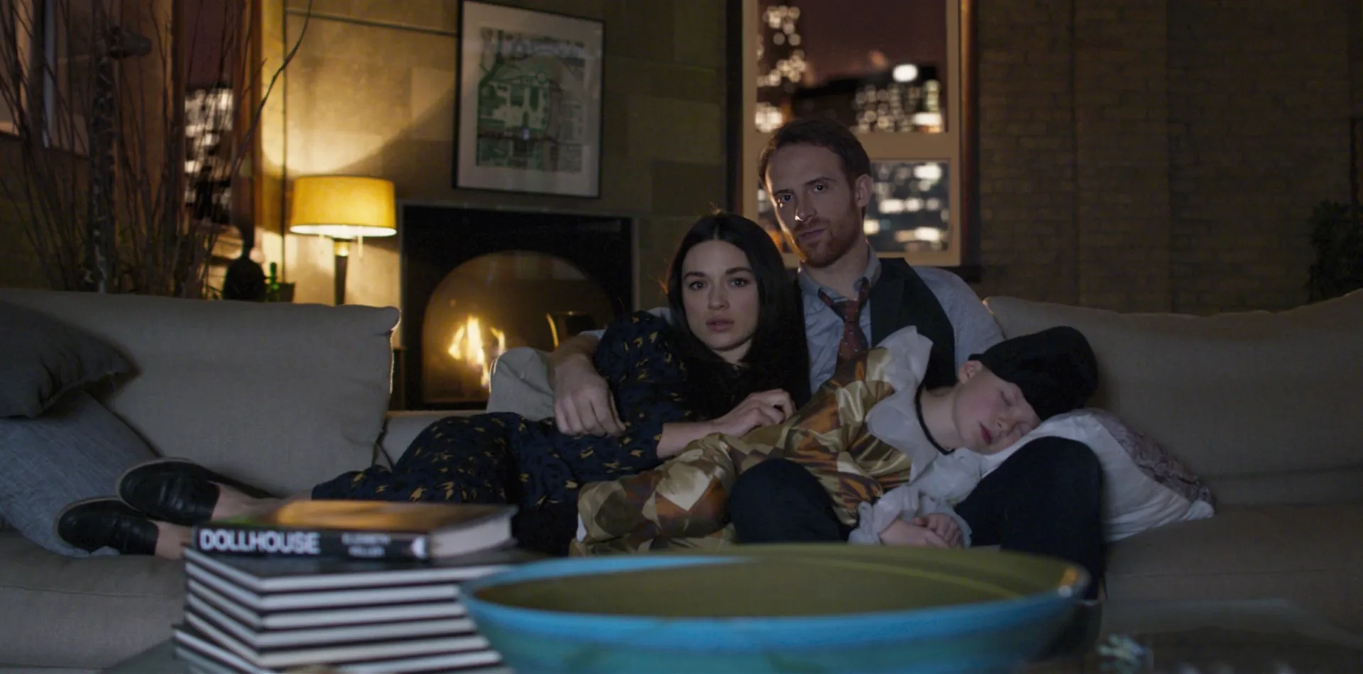 Crystal Reed, Adam Hurtig, and Denis Cozzi in Incident in a Ghostland (2018)