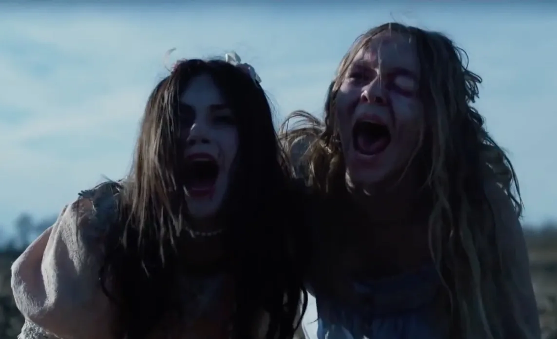 Emilia Jones and Taylor Hickson in Incident in a Ghostland (2018)