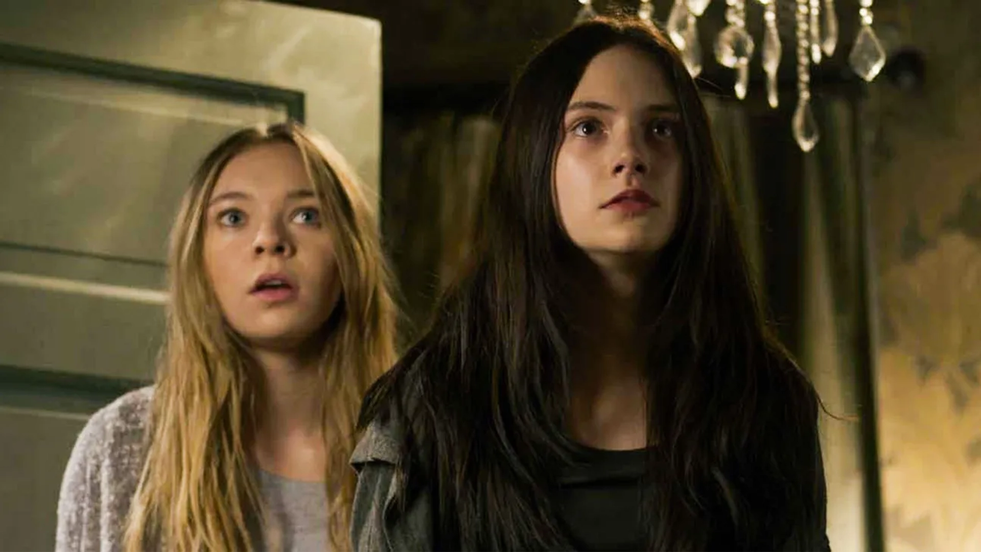 Emilia Jones and Taylor Hickson in Incident in a Ghostland (2018)