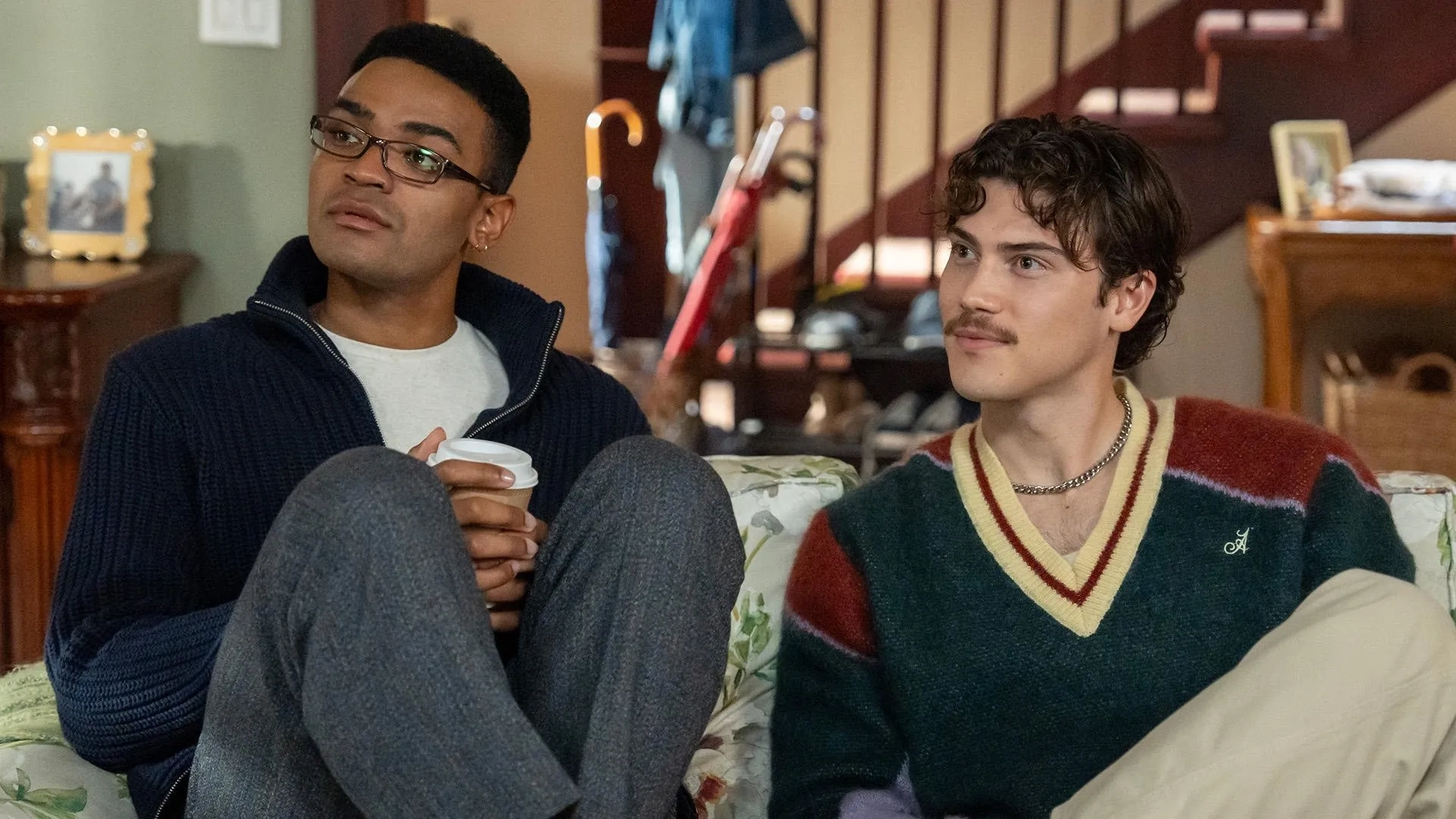 Jack Innanen and Owen Thiele in Adults (2025)