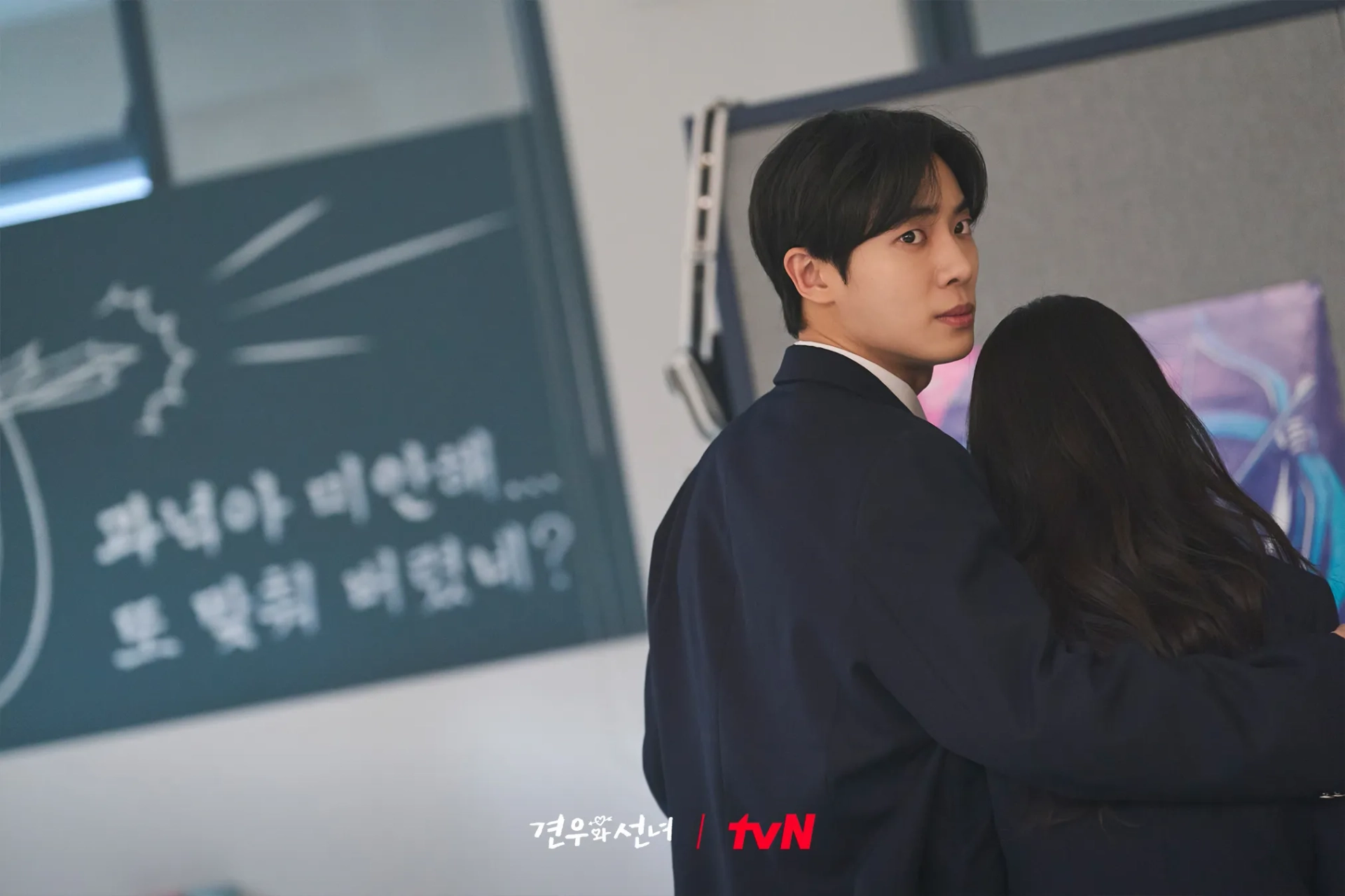 Cho Yi-hyun and Choo Young-woo in Head Over Heels (2025)