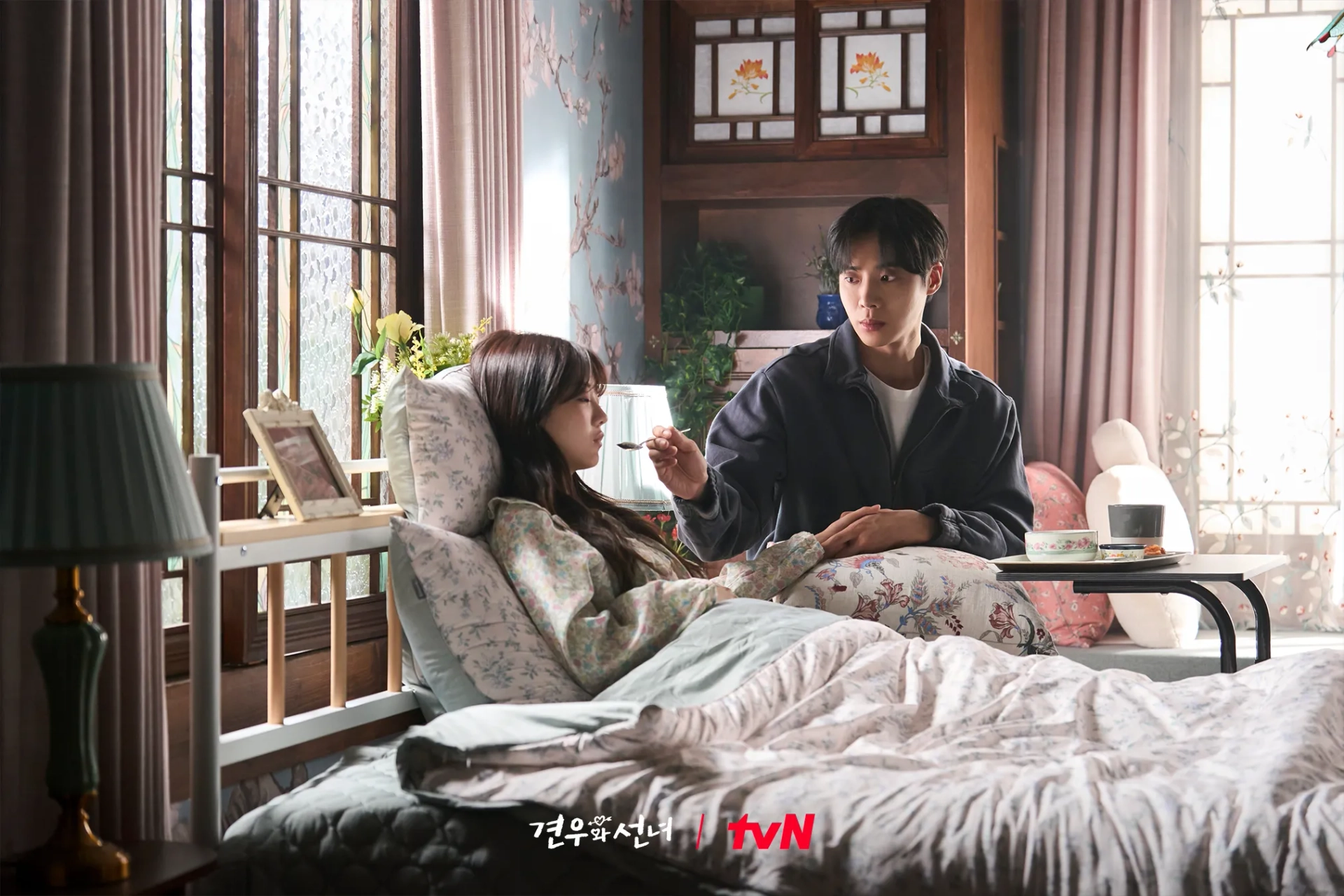 Cho Yi-hyun and Choo Young-woo in Head Over Heels (2025)