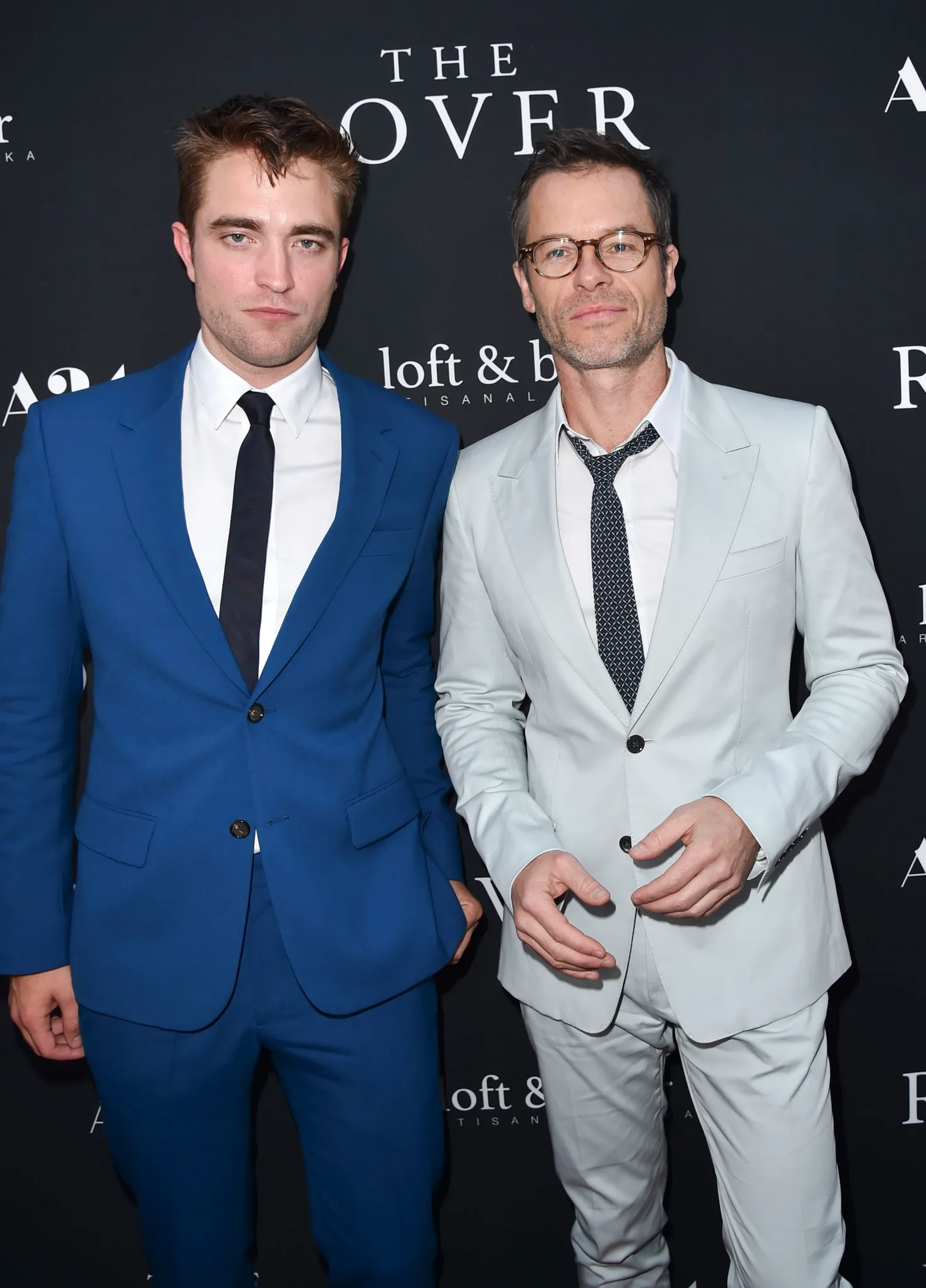 Guy Pearce and Robert Pattinson at an event for The Rover (2014)