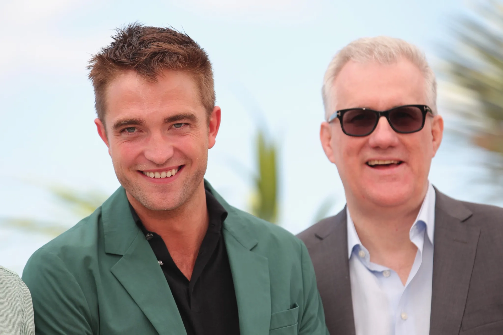 David Linde and Robert Pattinson at an event for The Rover (2014)