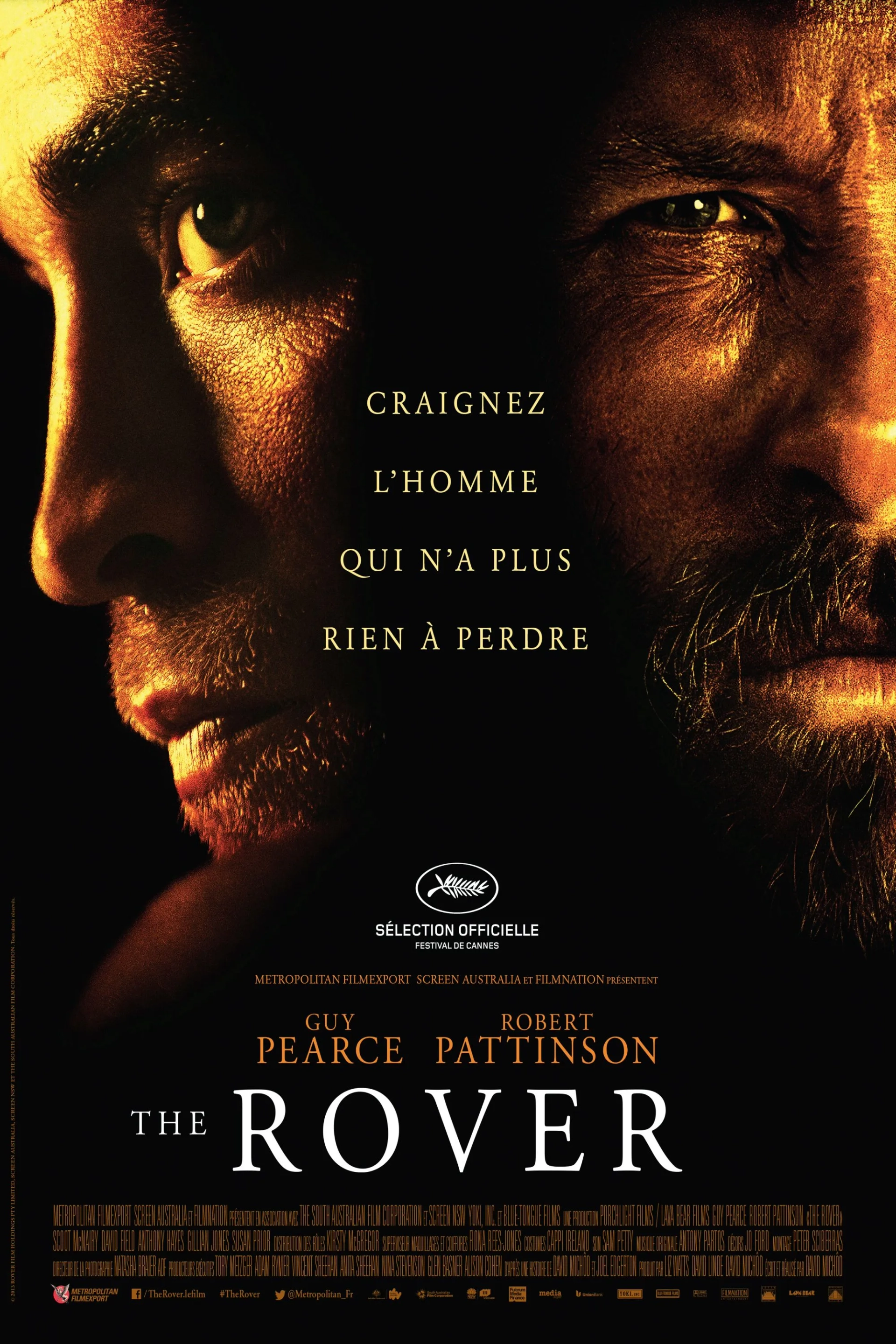 Guy Pearce and Robert Pattinson in The Rover (2014)