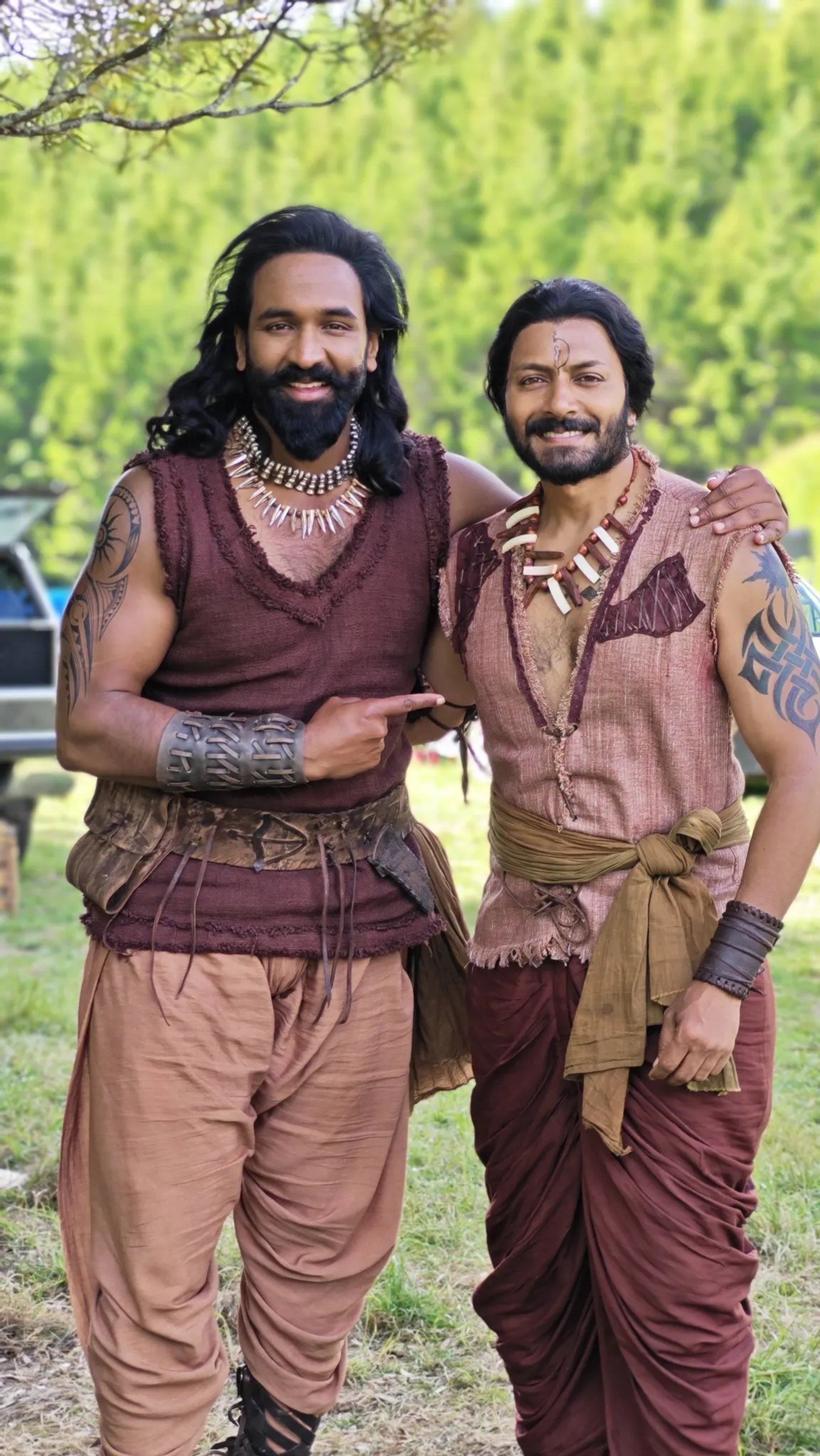 Vishnu Manchu and Kaushal Manda in Kannappa (2025)