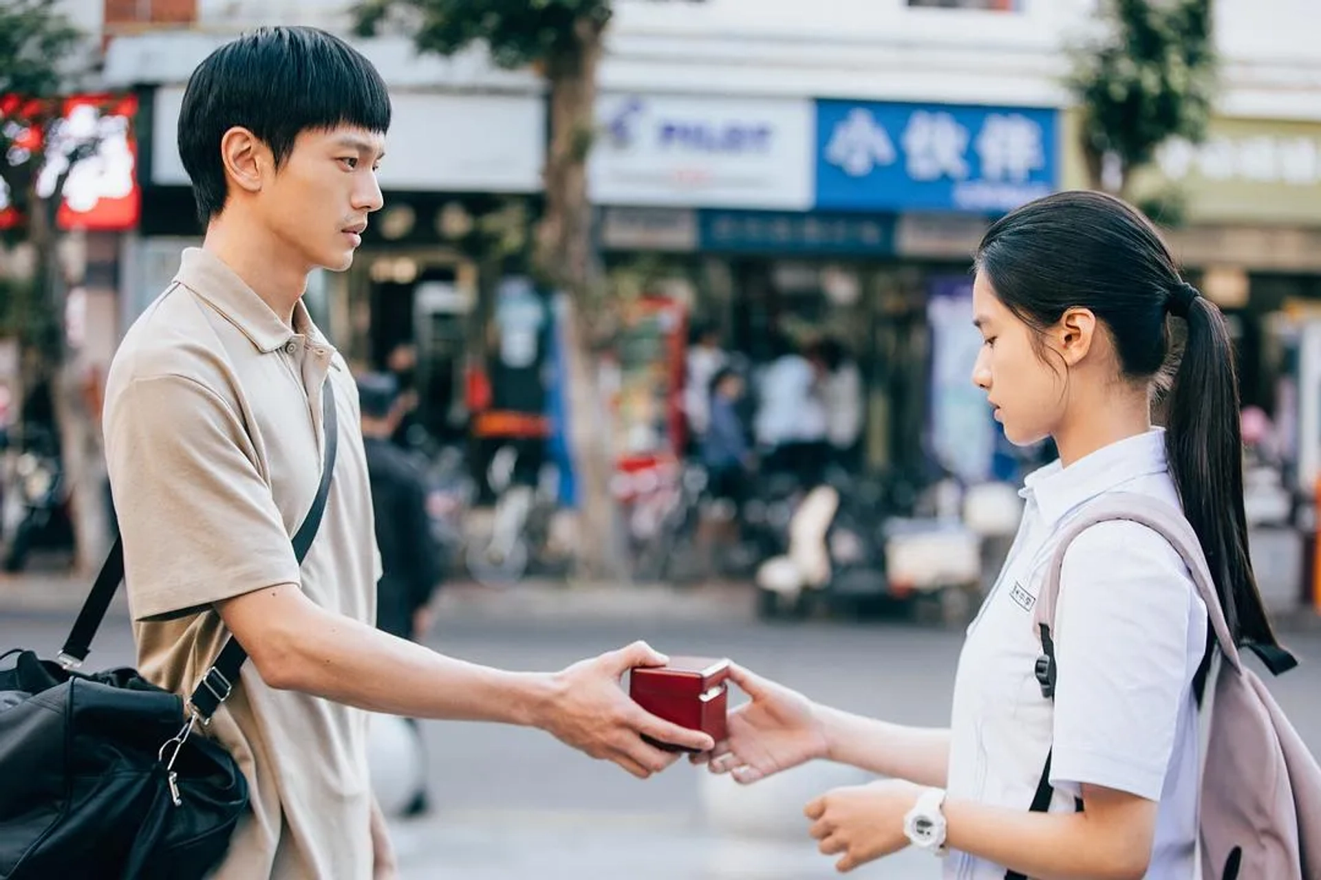 Jingyi Zhang and Tim Huang in Reborn (2025)