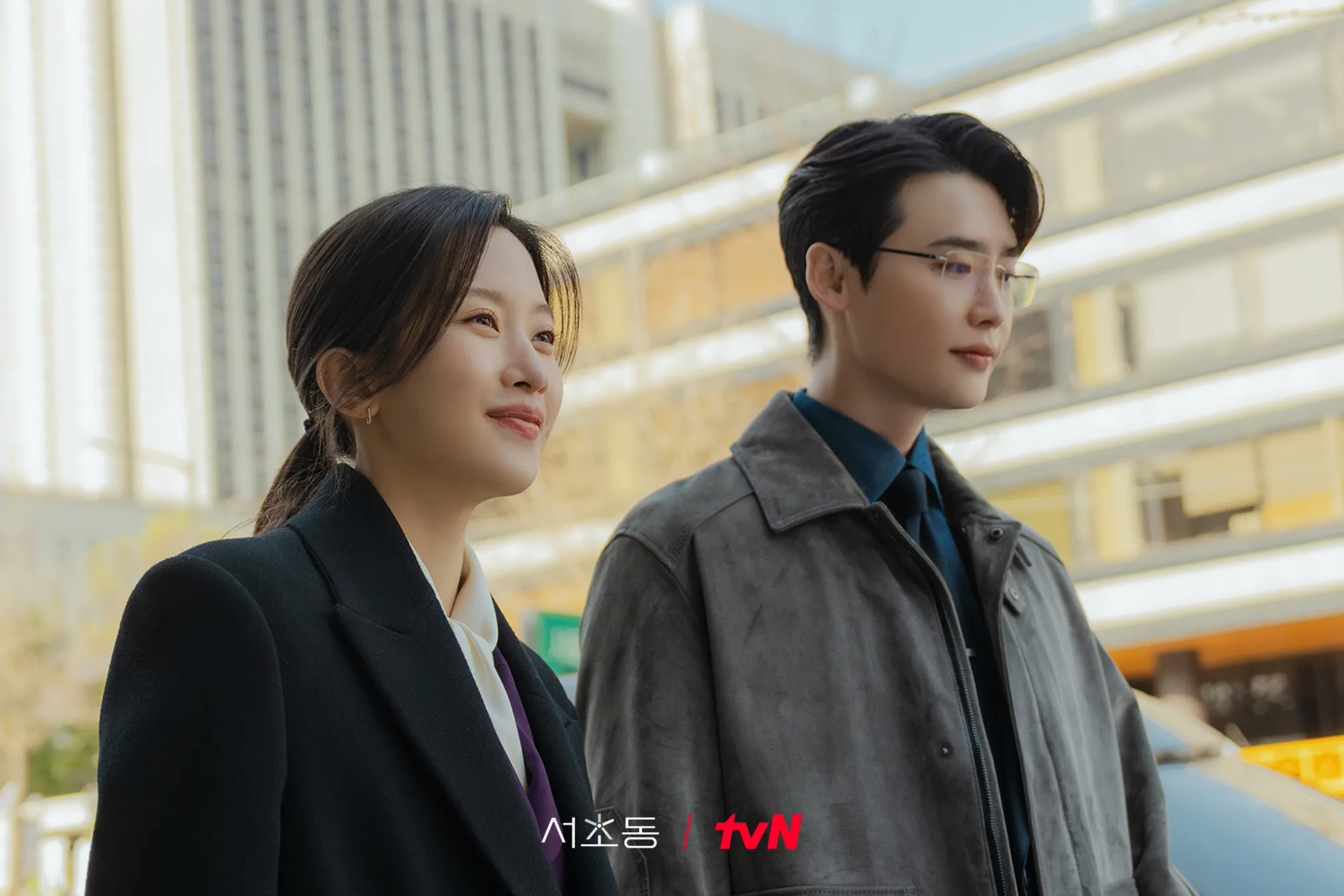 Moon Ga-young and Lee Jong-suk in Law and the City (2025)
