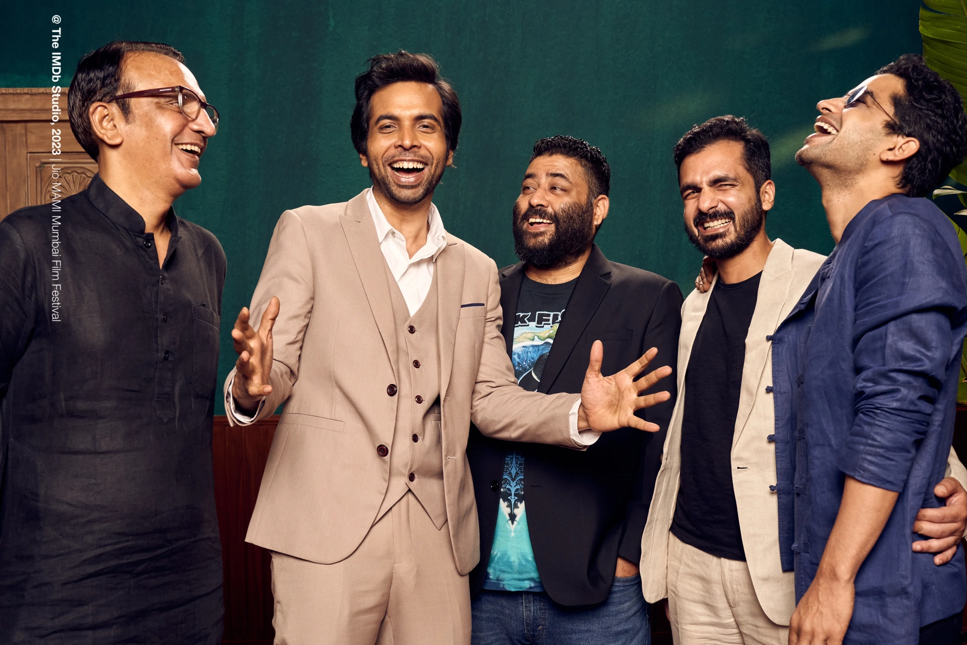 Harish Khanna, Gaurav Dhingra, Karan Tejpal, Shubham Vardhan, and Abhishek Banerjee at an event for Stolen (2023)
