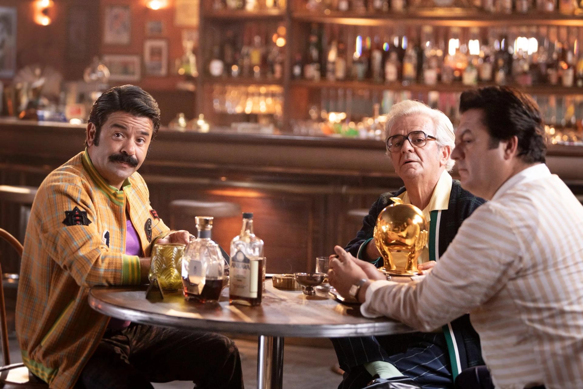 Zafer Algöz, Bülent Sakrak, and Çaglar Çorumlu in The Life and Movies of Ersan Kuneri (2022)