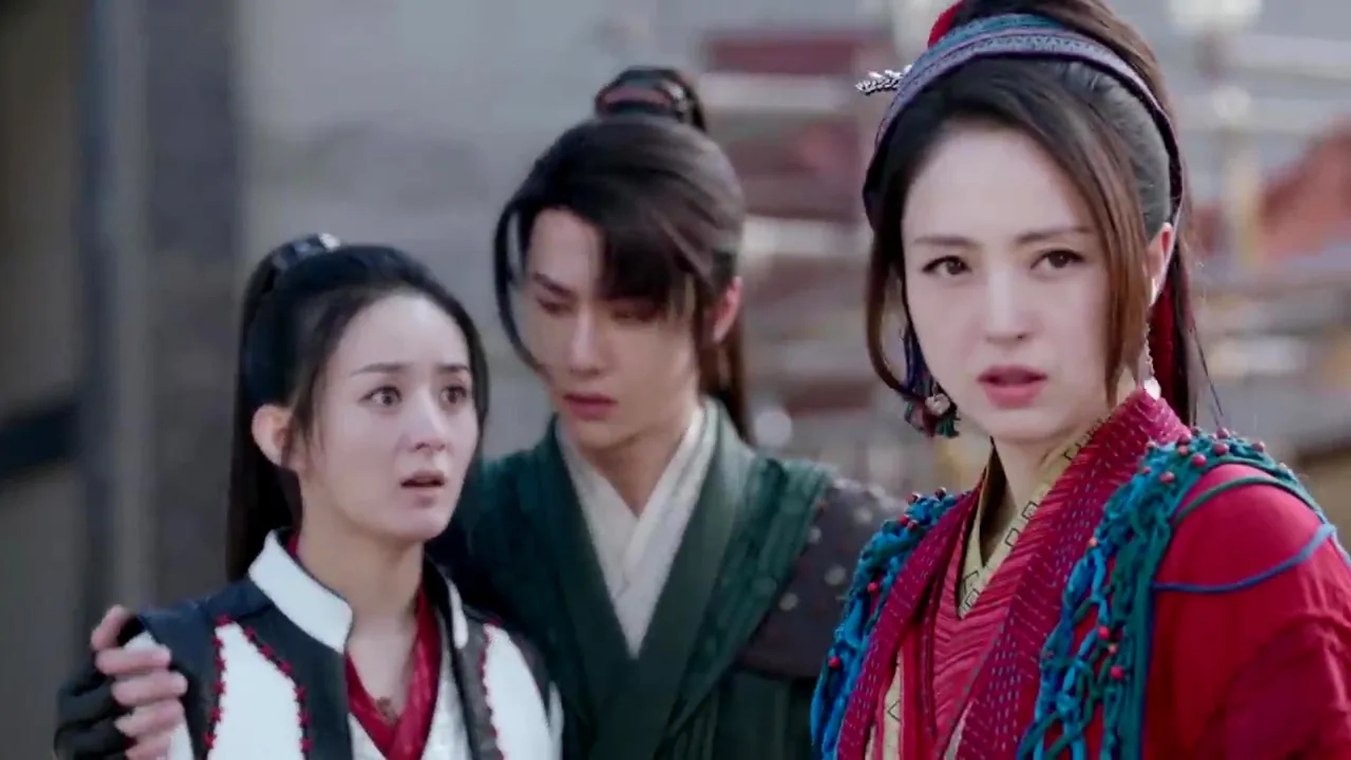 Xuan Dong, Liying Zhao, and Yibo Wang in Legend of Fei (2020)