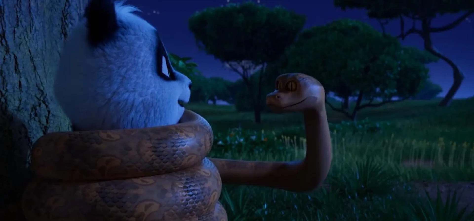 Charles Ouda and Yootha Wong-Loi-Sing in Panda Bear in Africa (2024)