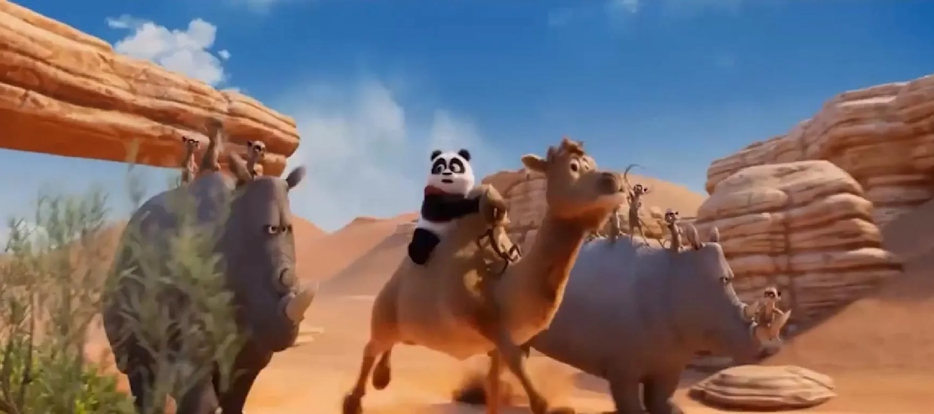 Maurits Delchot and Yootha Wong-Loi-Sing in Panda Bear in Africa (2024)