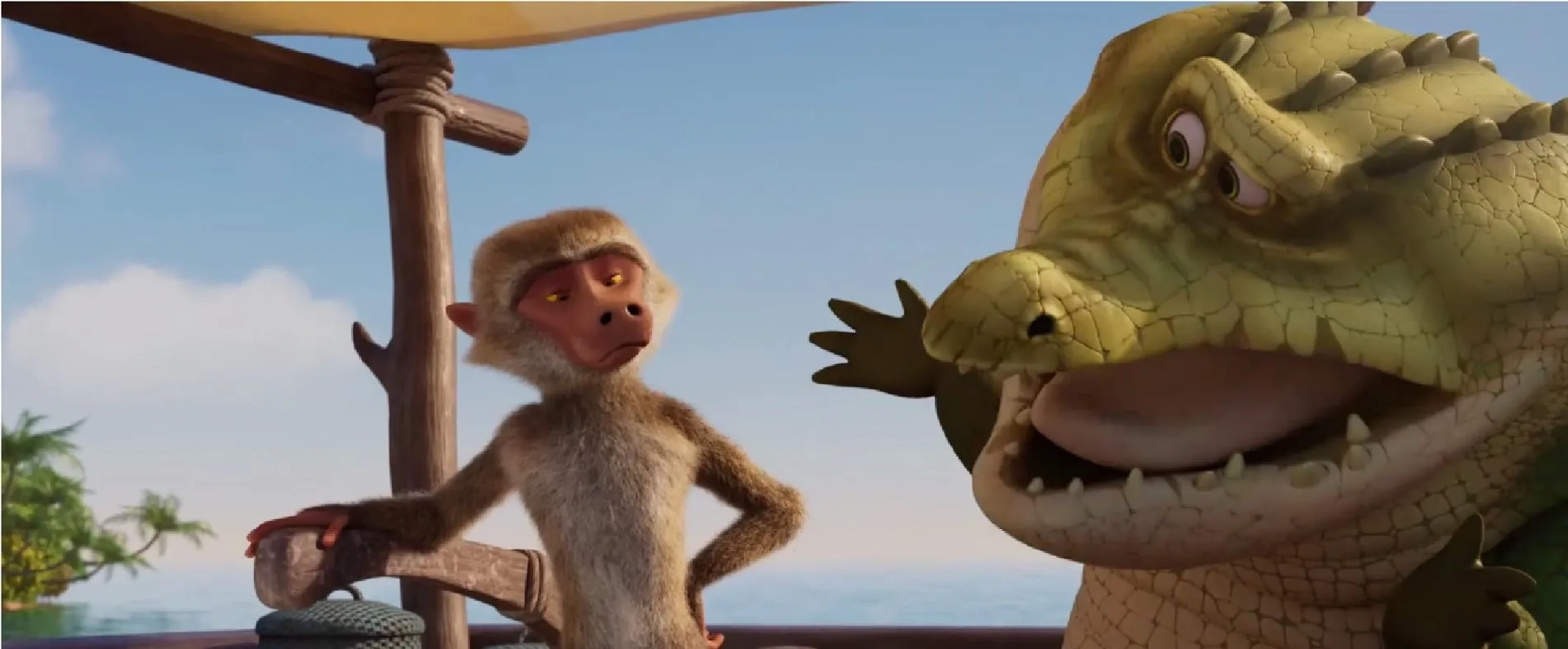 Sthandile Nkosi and Thulani Nzonzo in Panda Bear in Africa (2024)