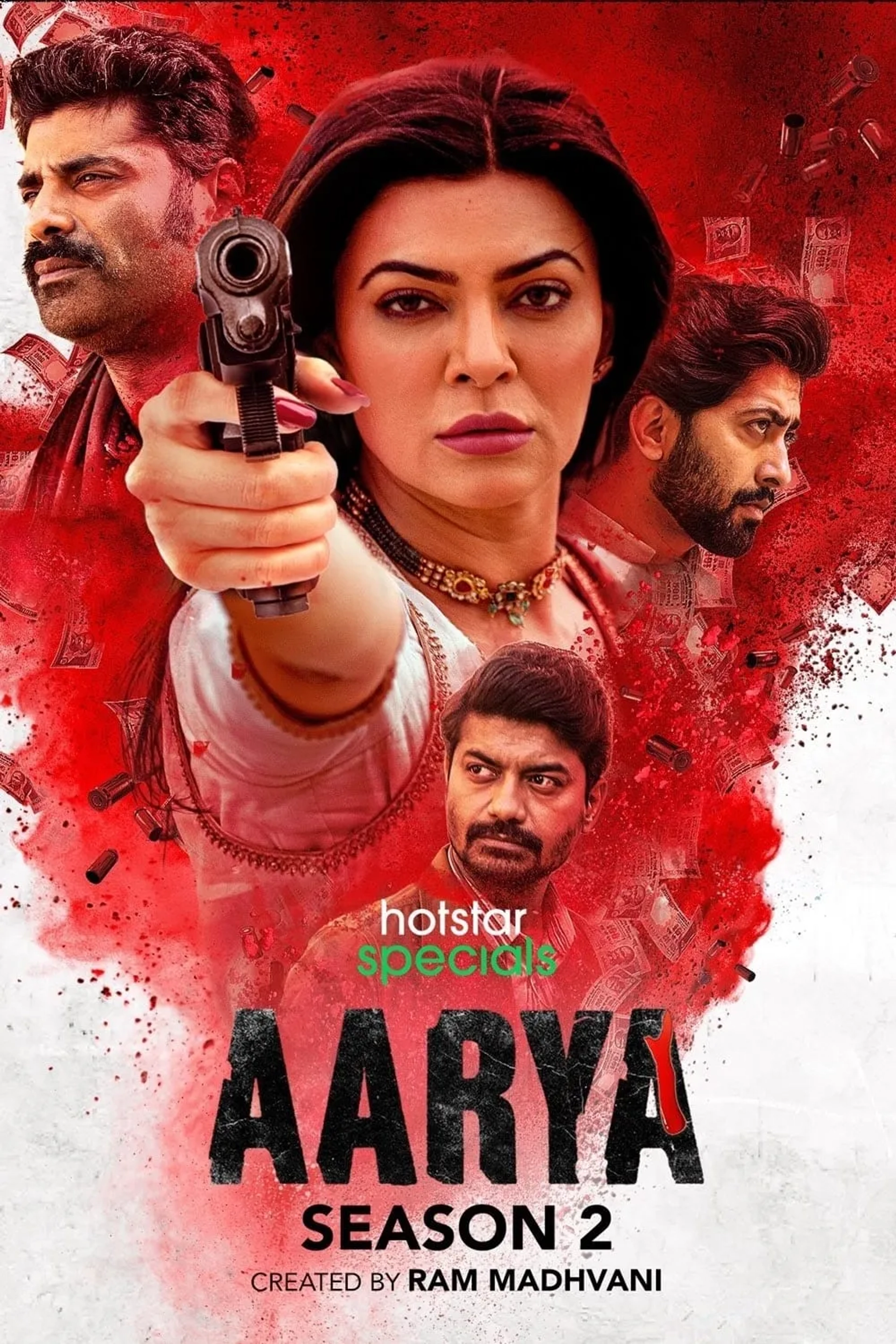 Sushmita Sen and Ankur Bhatia in Aarya (2020)
