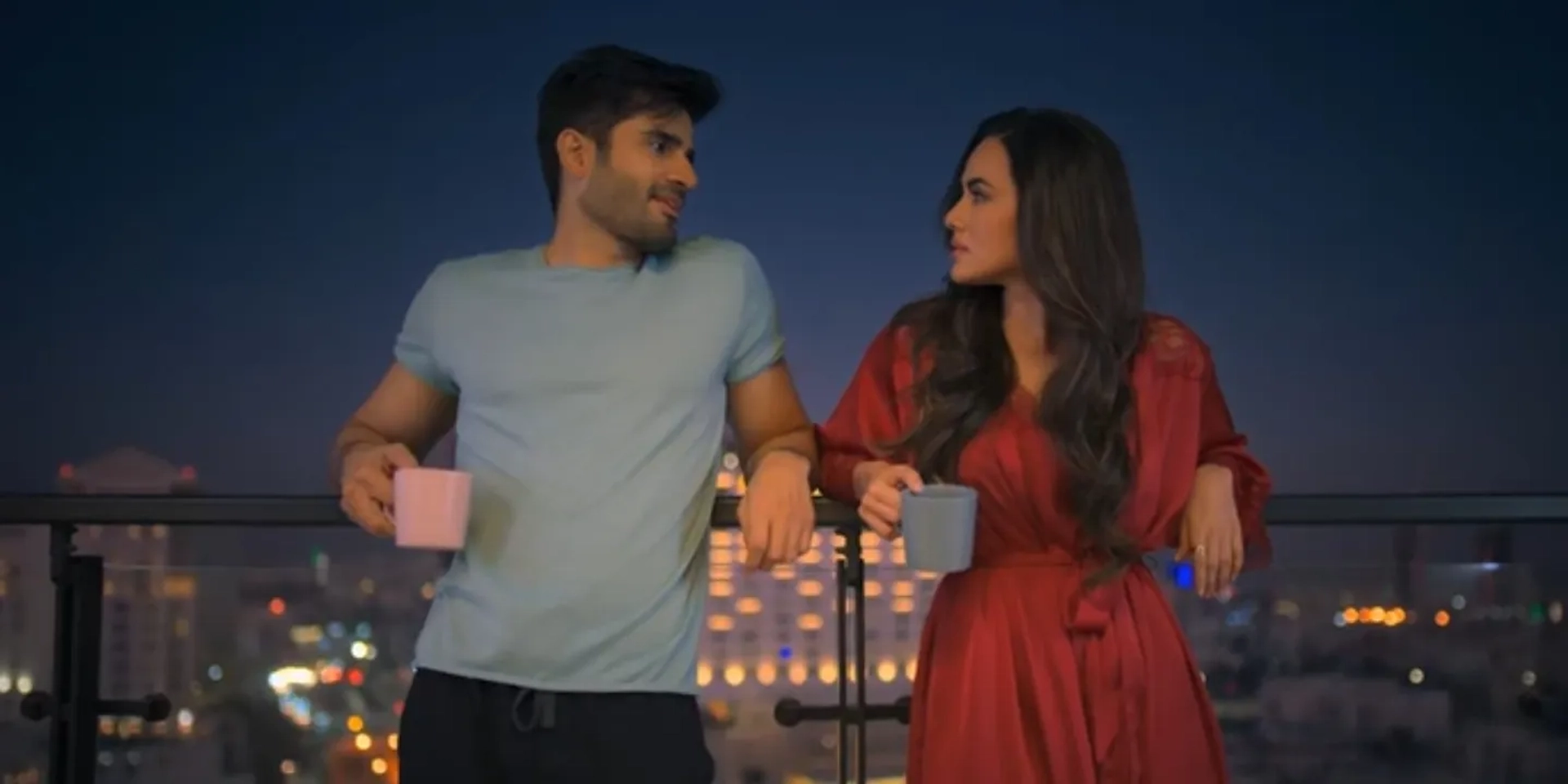 Sana Khan and Karan Tacker in Special OPS (2020)