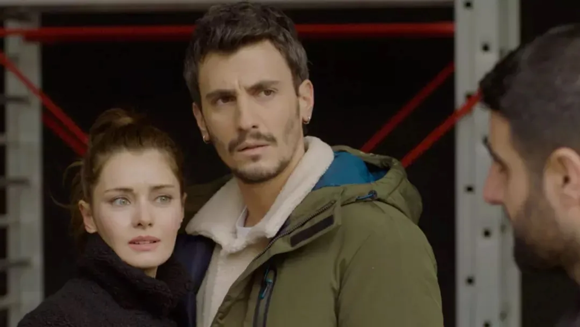 Tülin Ece Giurioli and Bertan Asllani in All About Marriage (2021)