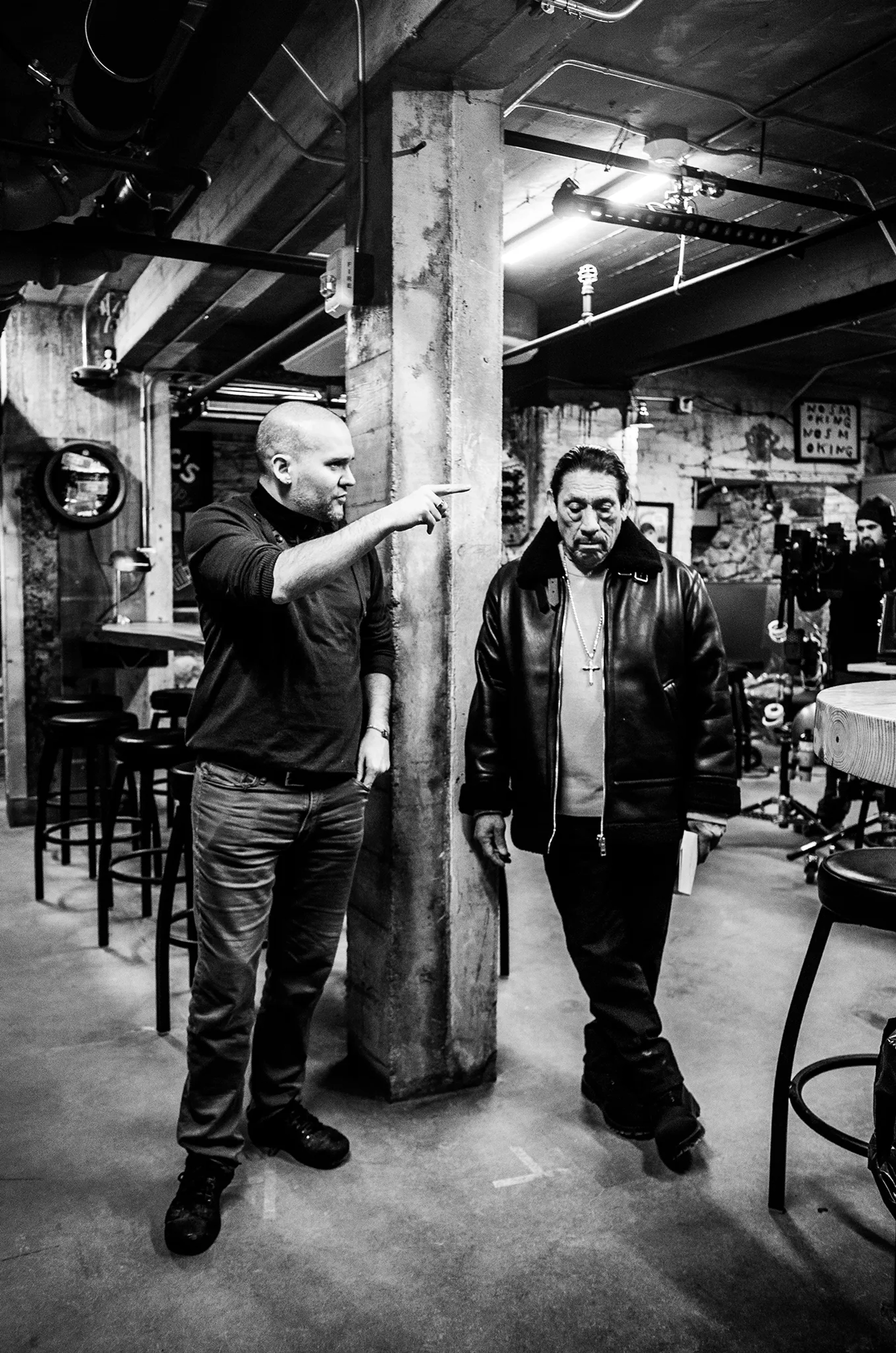 Danny Trejo and Stimson Snead in Tim Travers & the Time Travelers Paradox (2024)