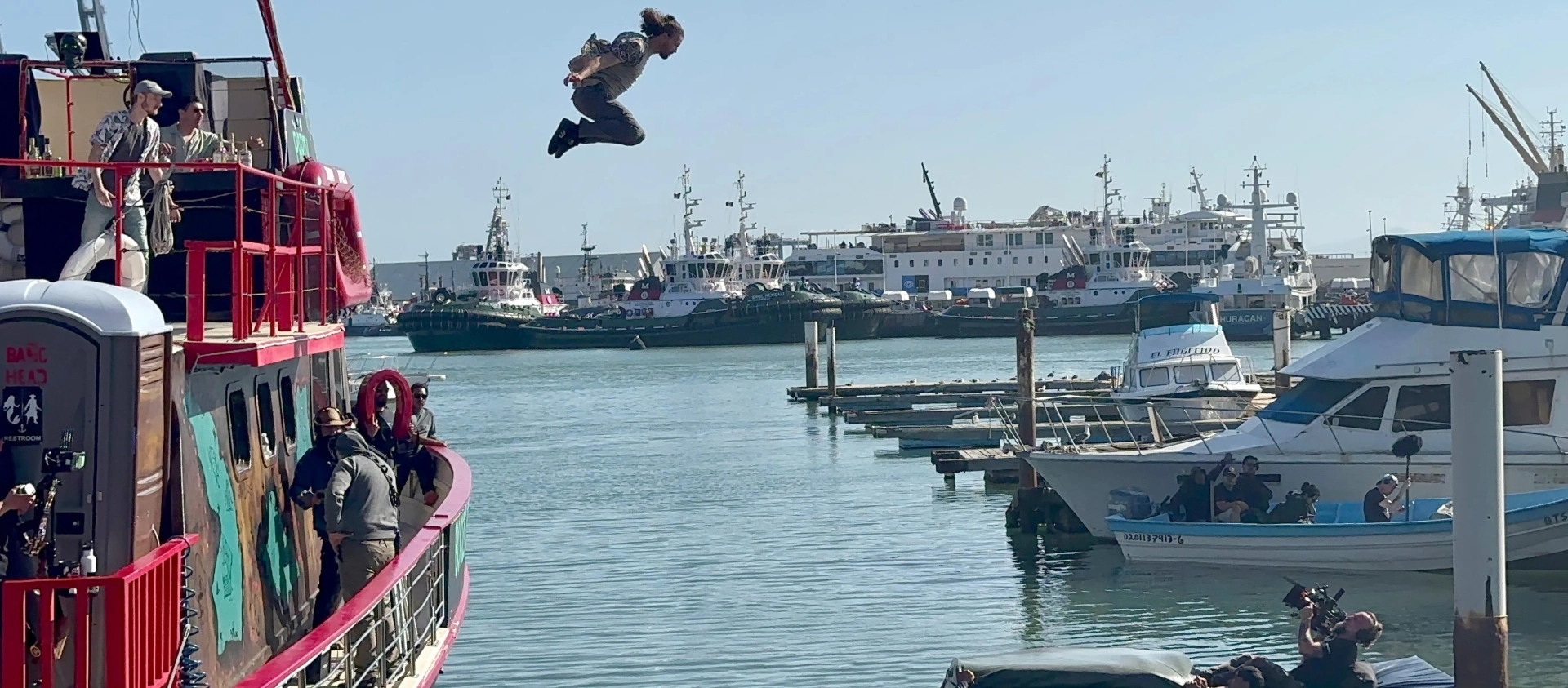 BTS of Ep1 of Gringo Hunters chase scene