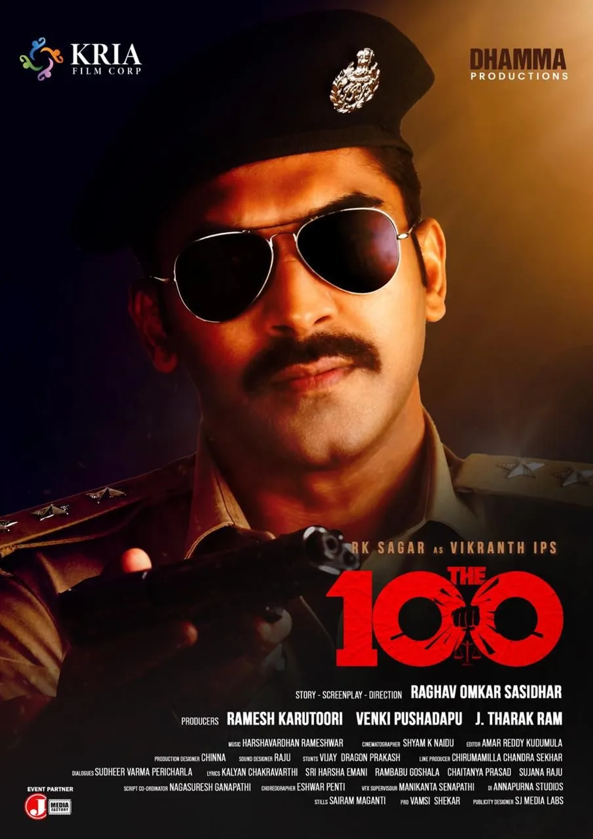 Shyam K. Naidu, Lakshmi Gopalaswamy, Ramesh Karutoori, Venki Pushadapu, Misha Narang, Raghav Omkar Sasidhar, Dhanya Balakrishna, Kalyani Natarajan, Sagar R.K. Naidu, and Amar Reddy Kudumula in The 100 (2025)